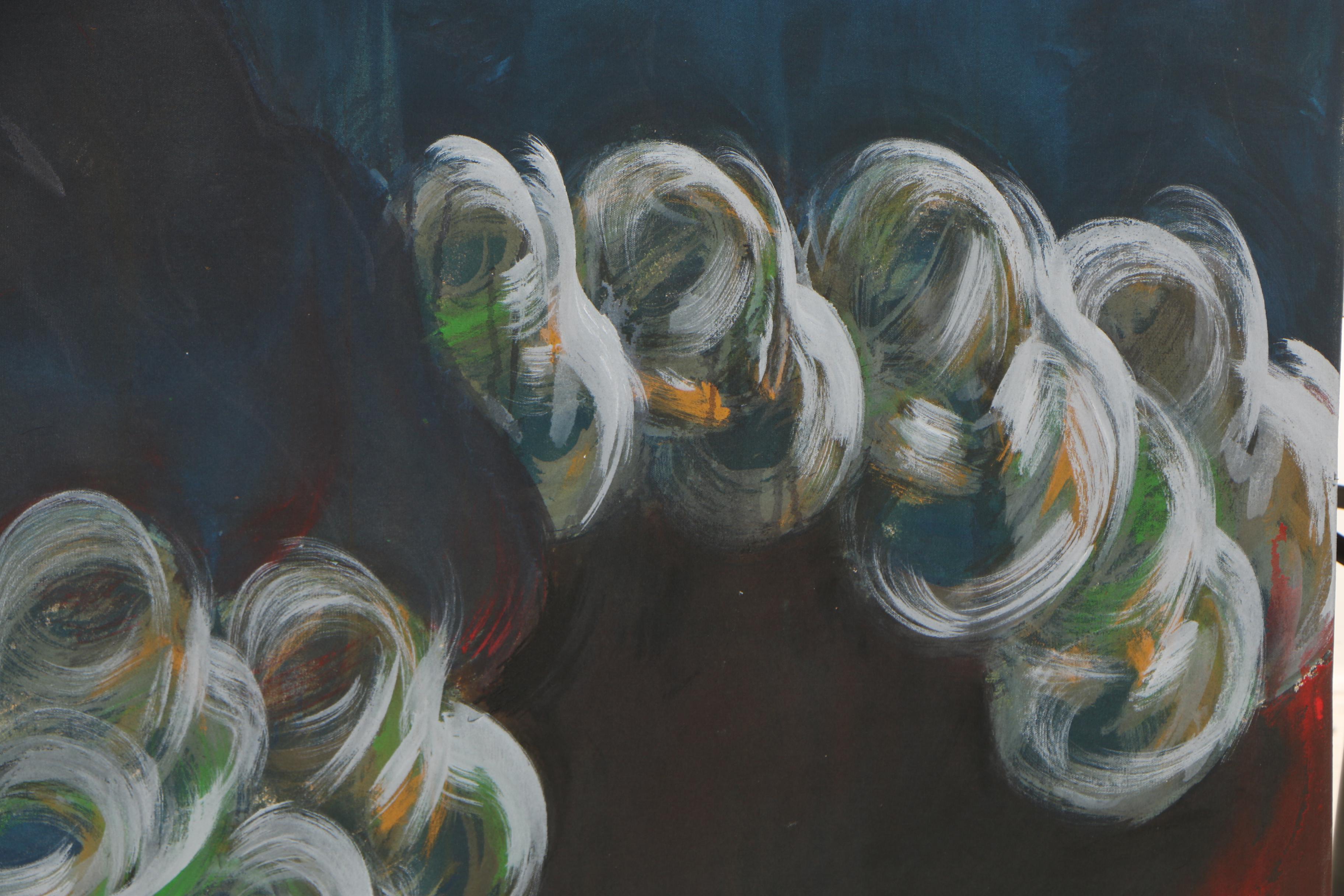 Esther Liu Monumental Abstract Oil Painting