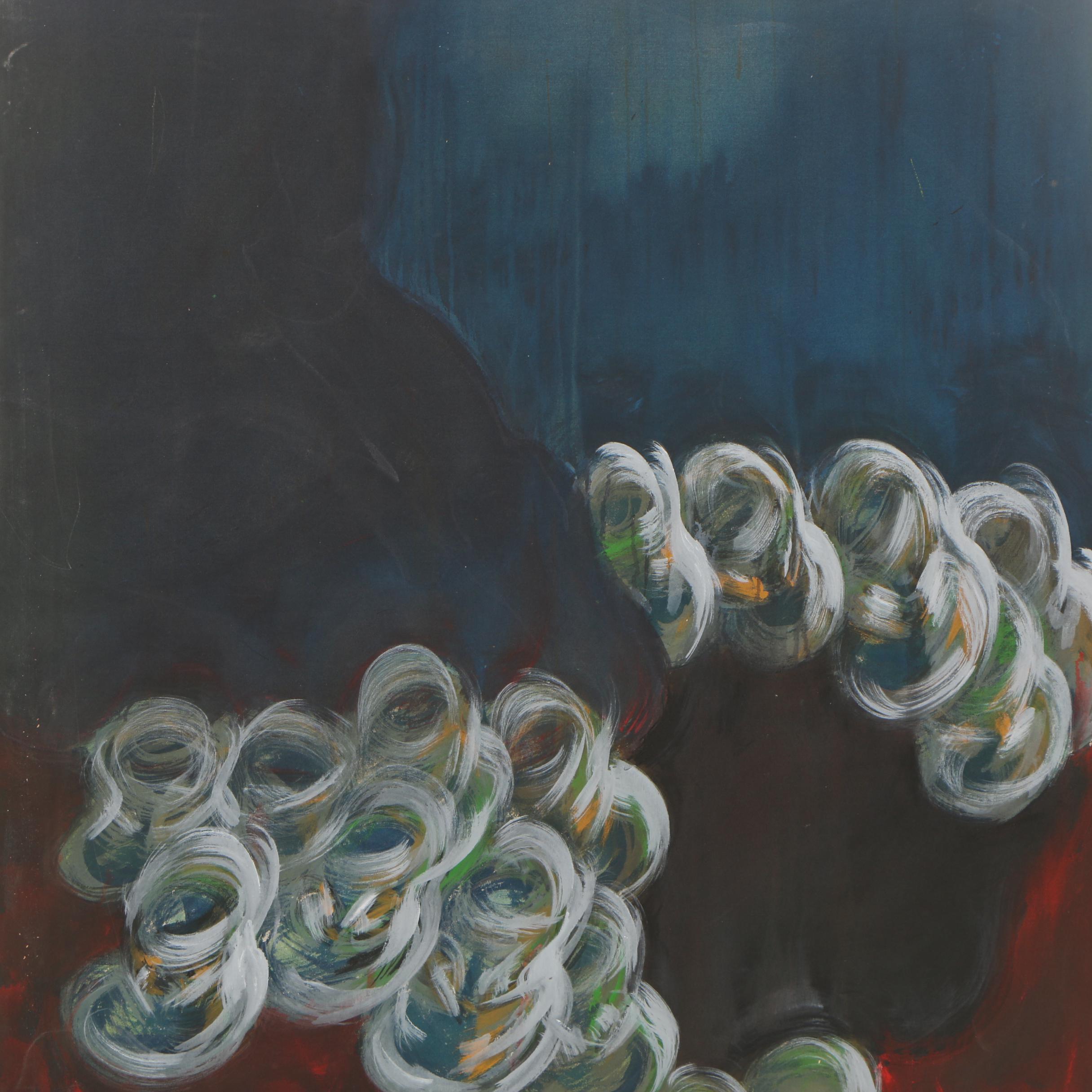 Esther Liu Monumental Abstract Oil Painting