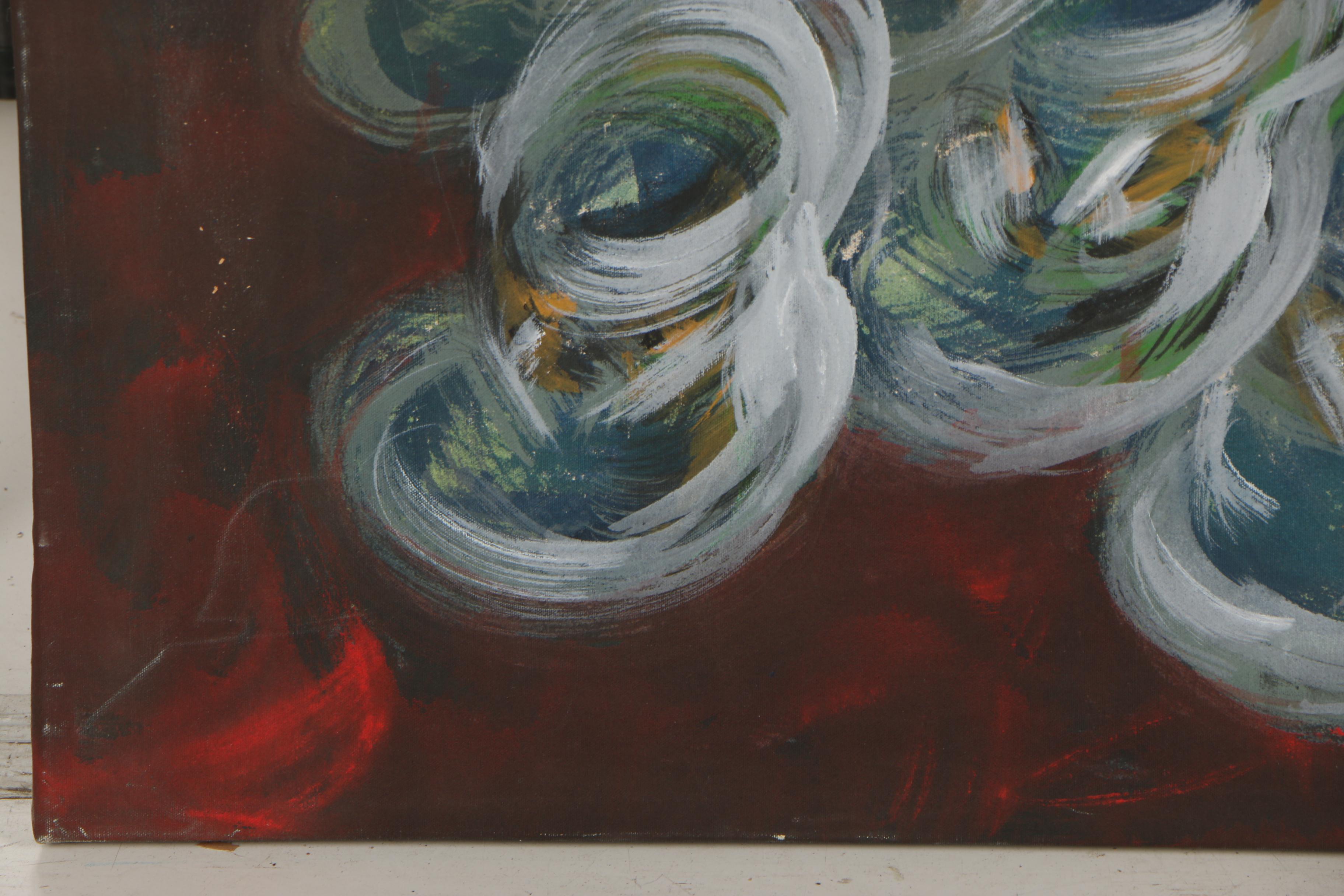 Esther Liu Monumental Abstract Oil Painting