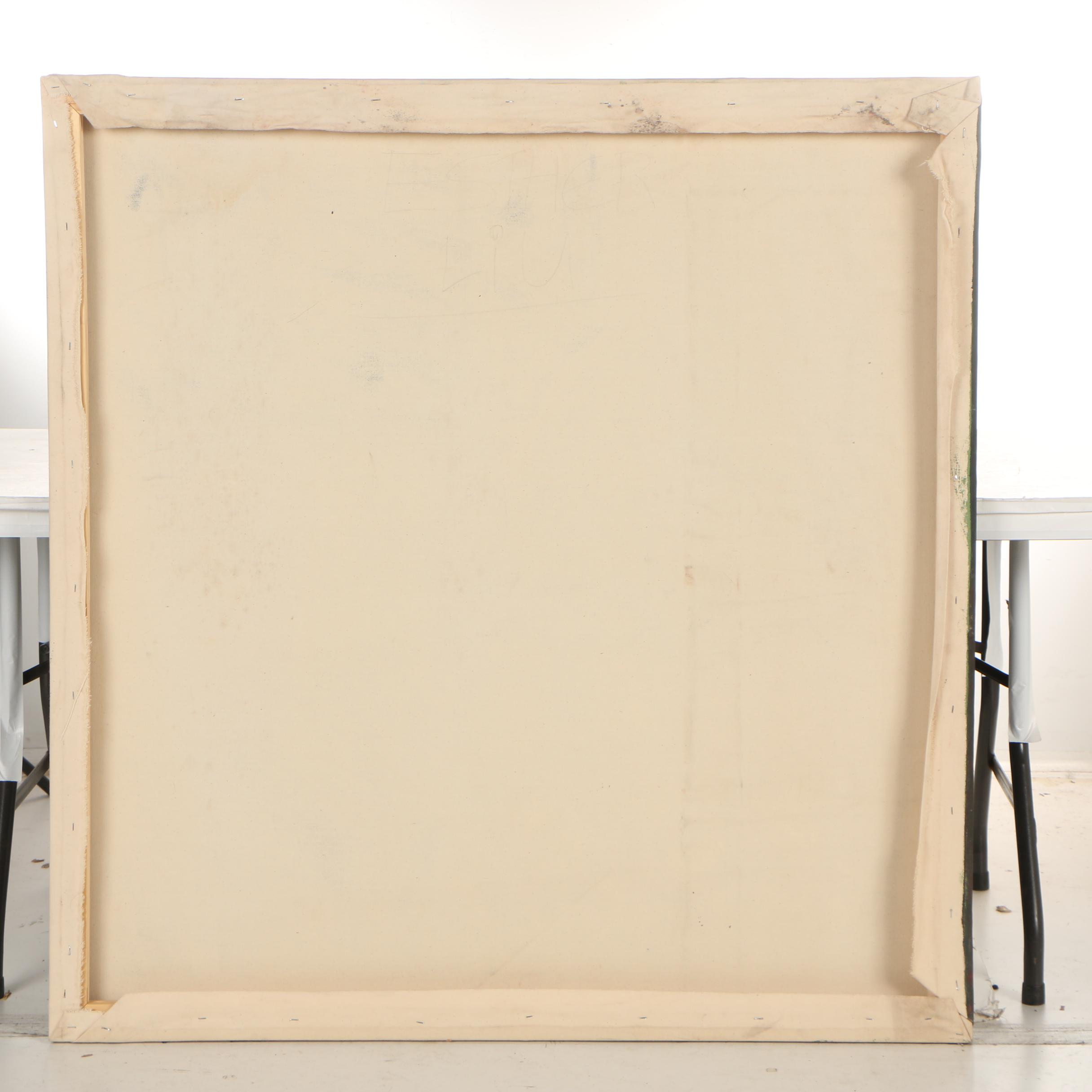 Esther Liu Monumental Abstract Oil Painting