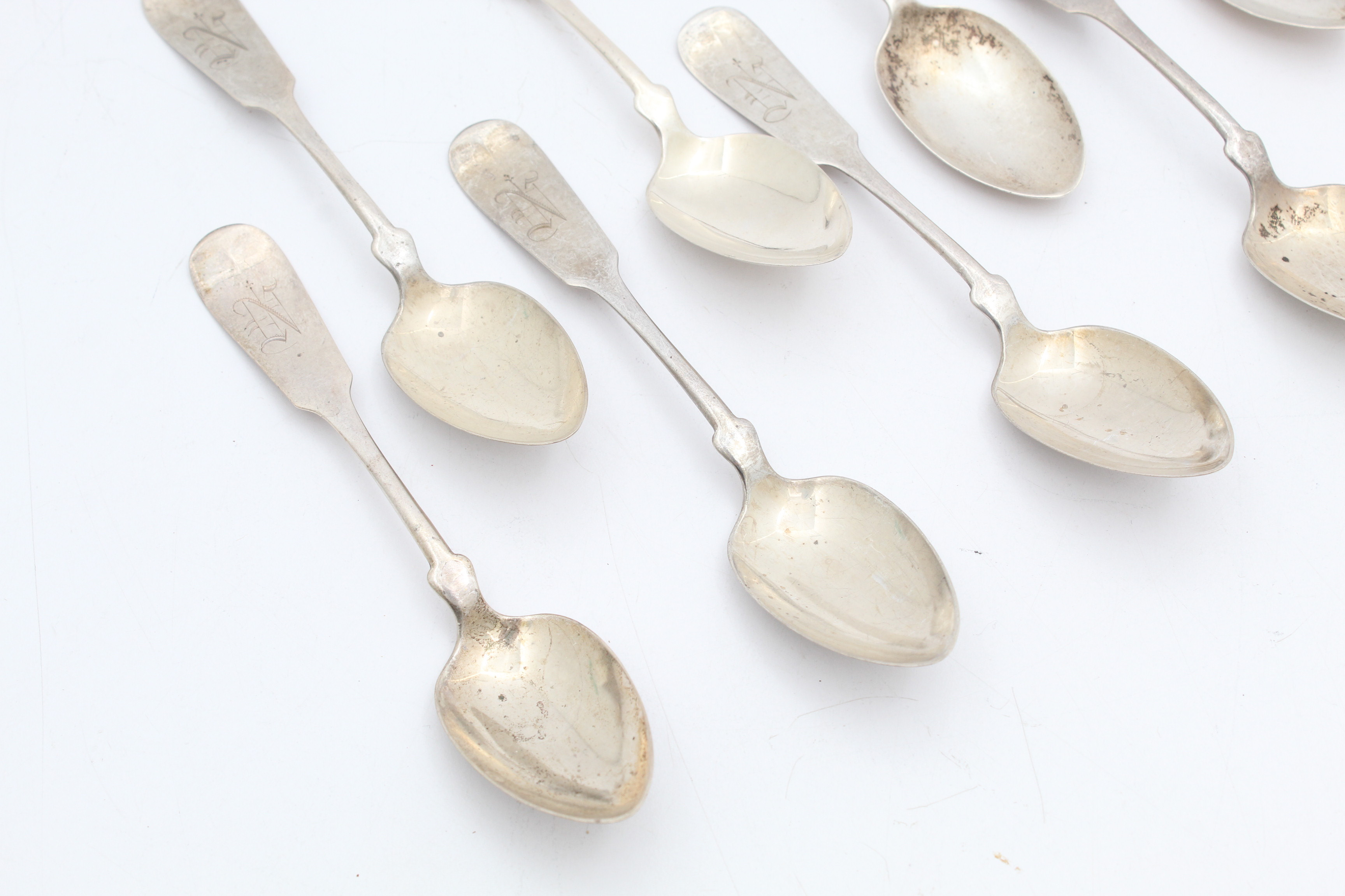 Meriden Britannia Co. Sterling Silver "Tipped" Teaspoons