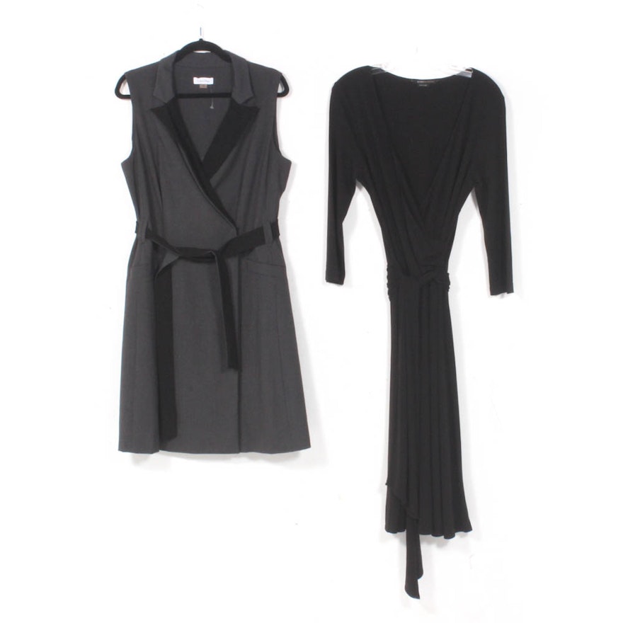 Calvin Klein and BCBG Max Azria Wrap Dresses