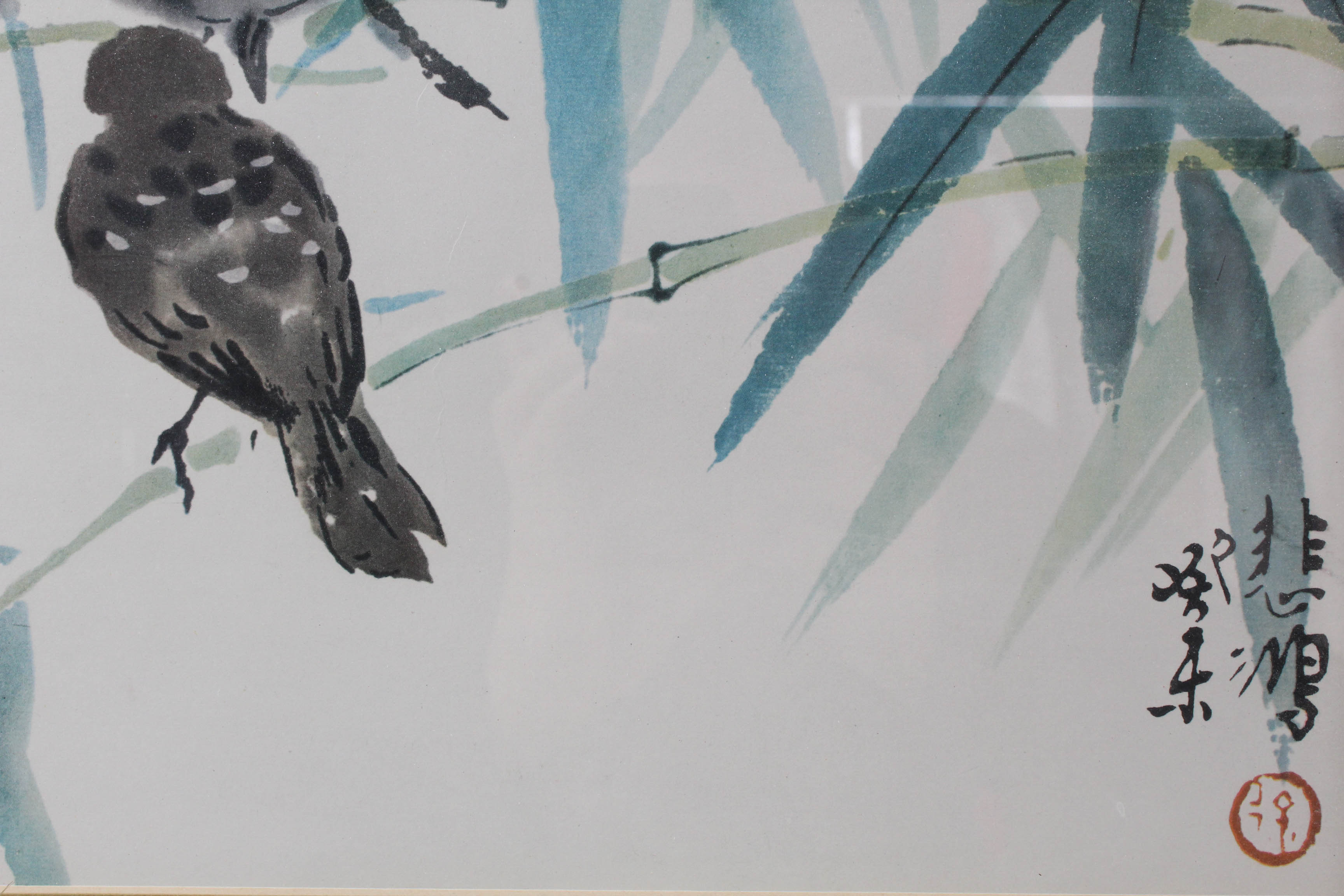 Chinese Avian Prints Including Frank T. Gee "Three Swallows"