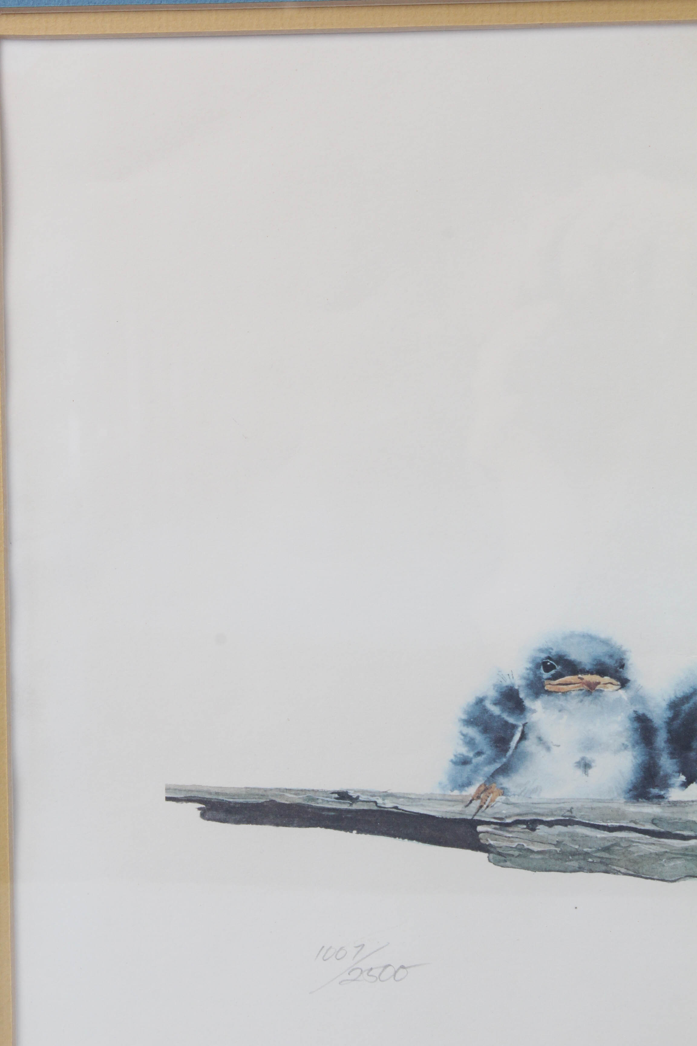 Chinese Avian Prints Including Frank T. Gee "Three Swallows"