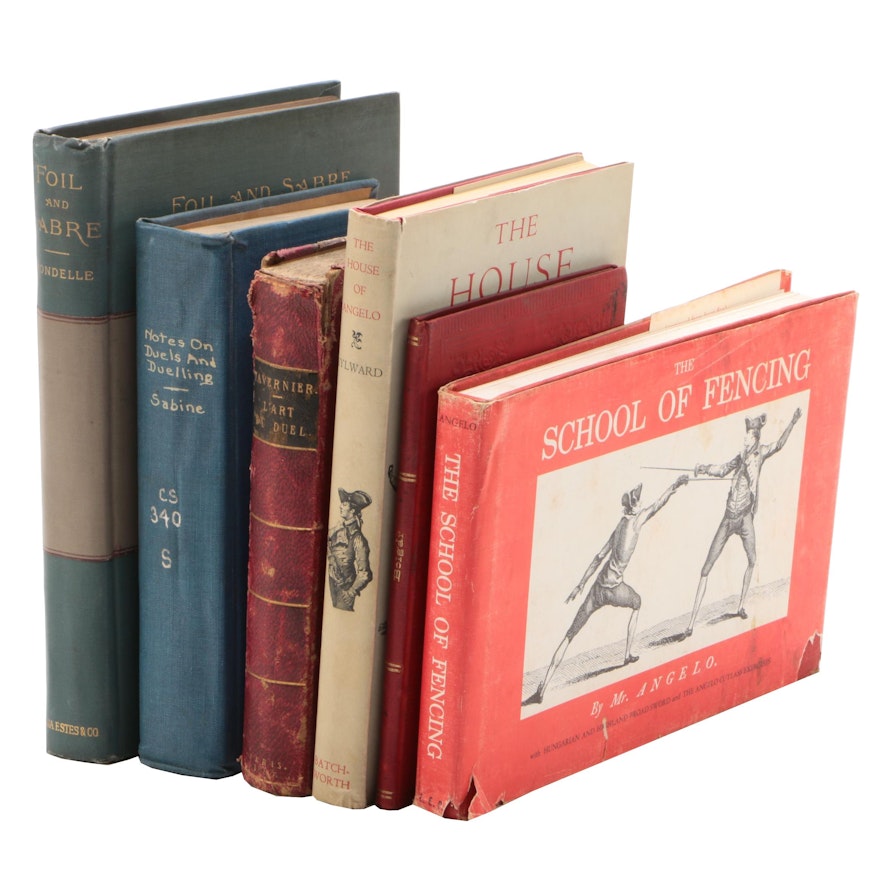 Vintage to Antique Books on Fencing and Dueling