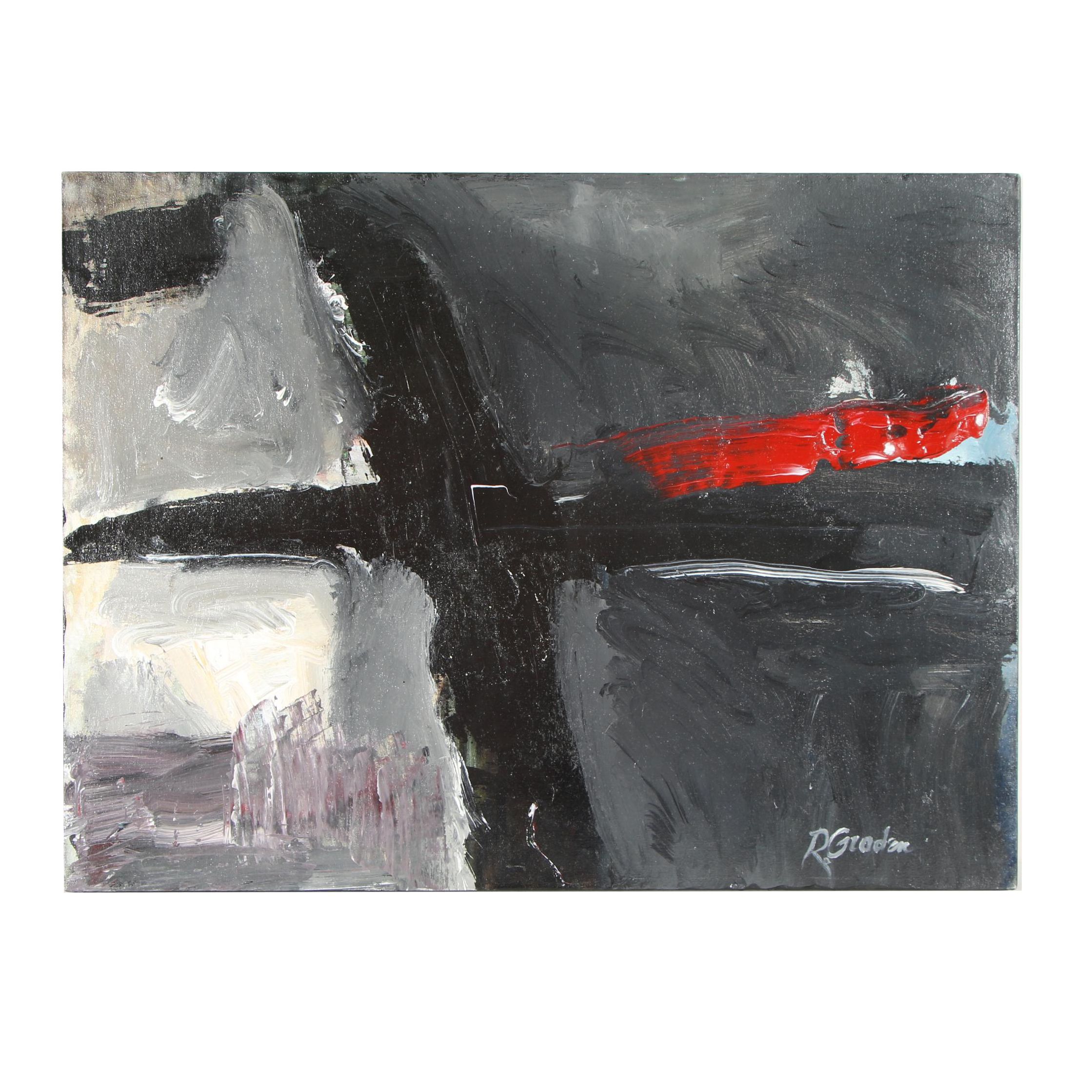 Randy Groden Abstract Oil Painting "Ismara"