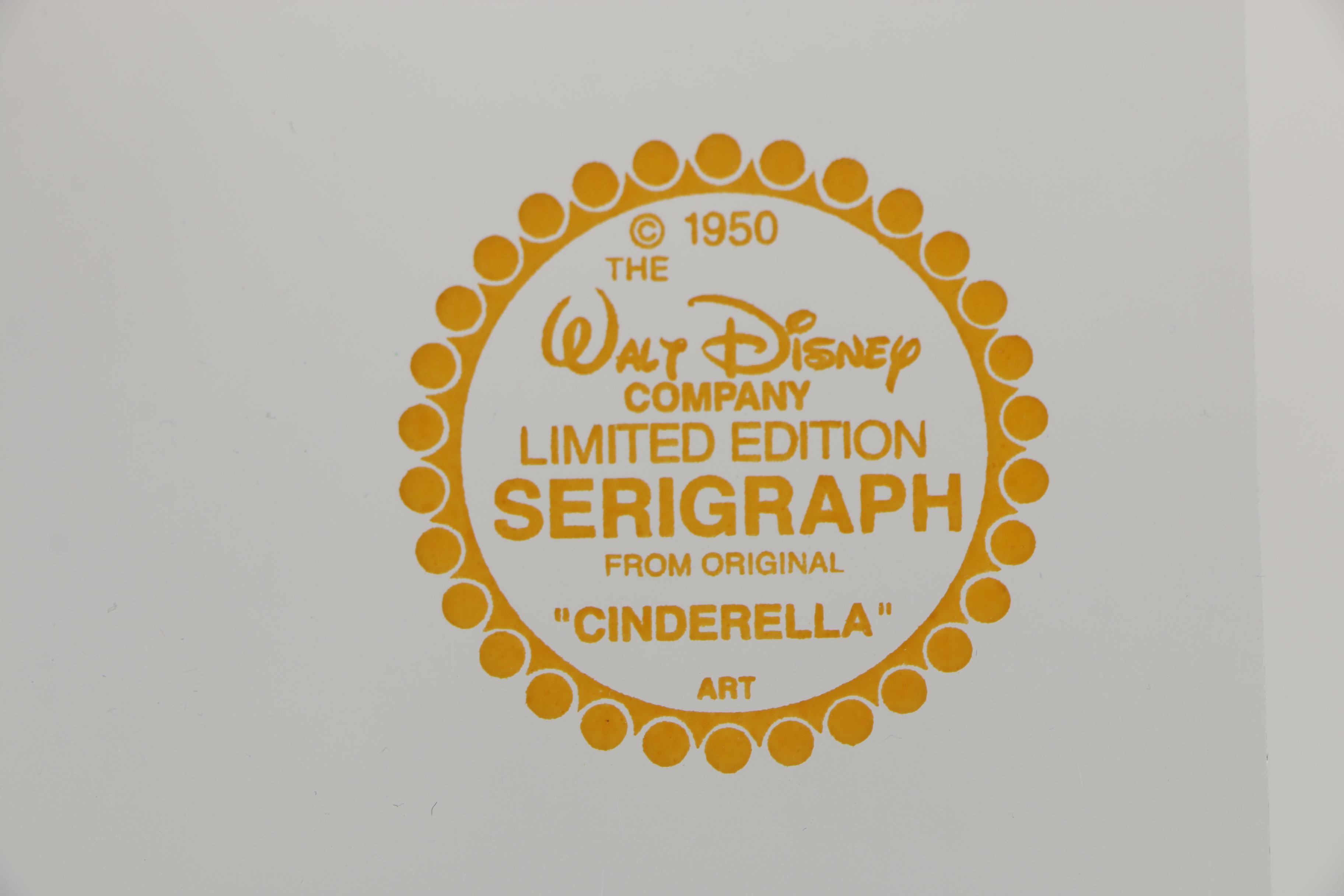 Reproduction Sericel from Disney's "Cinderella"