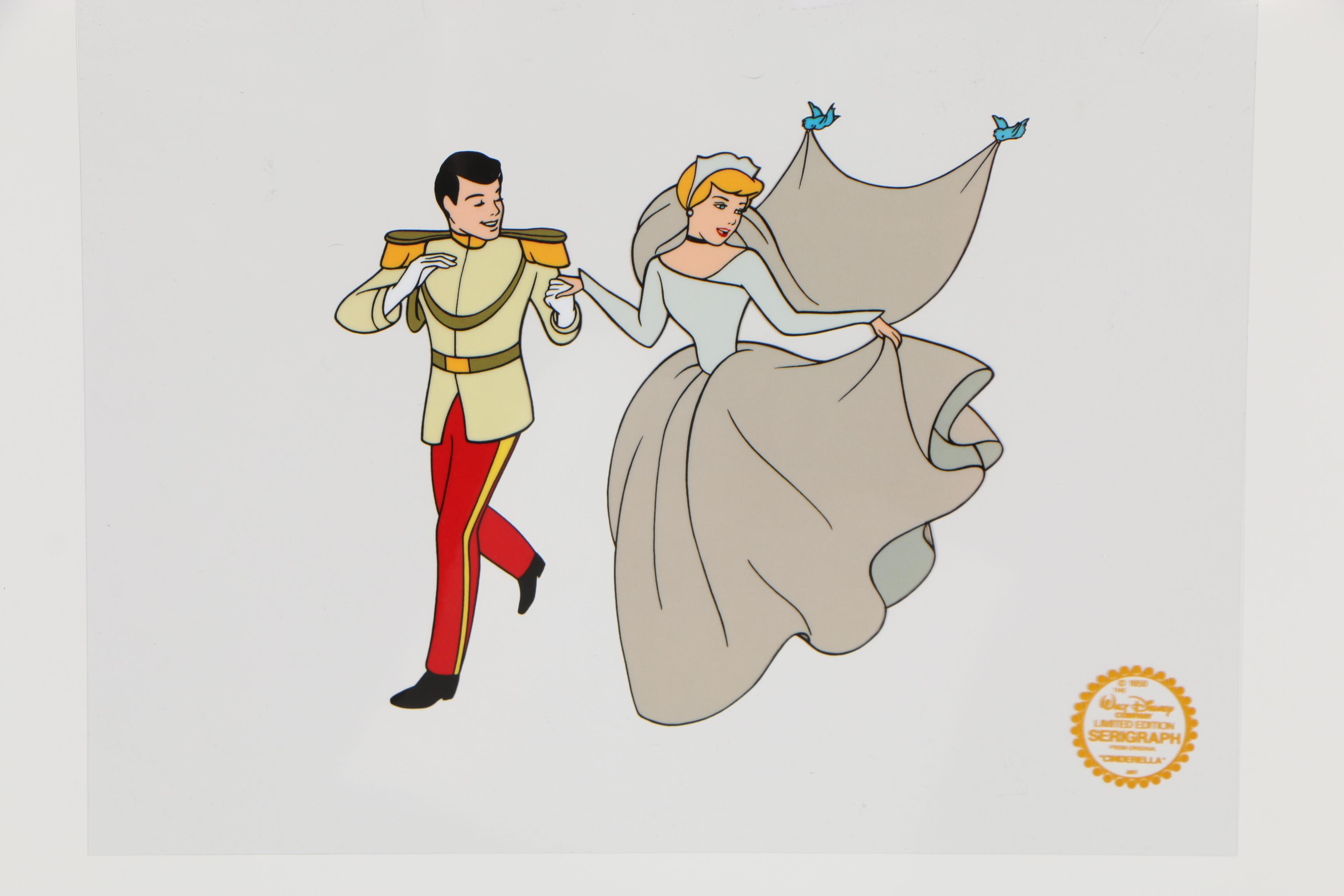 Reproduction Sericel from Disney's "Cinderella"