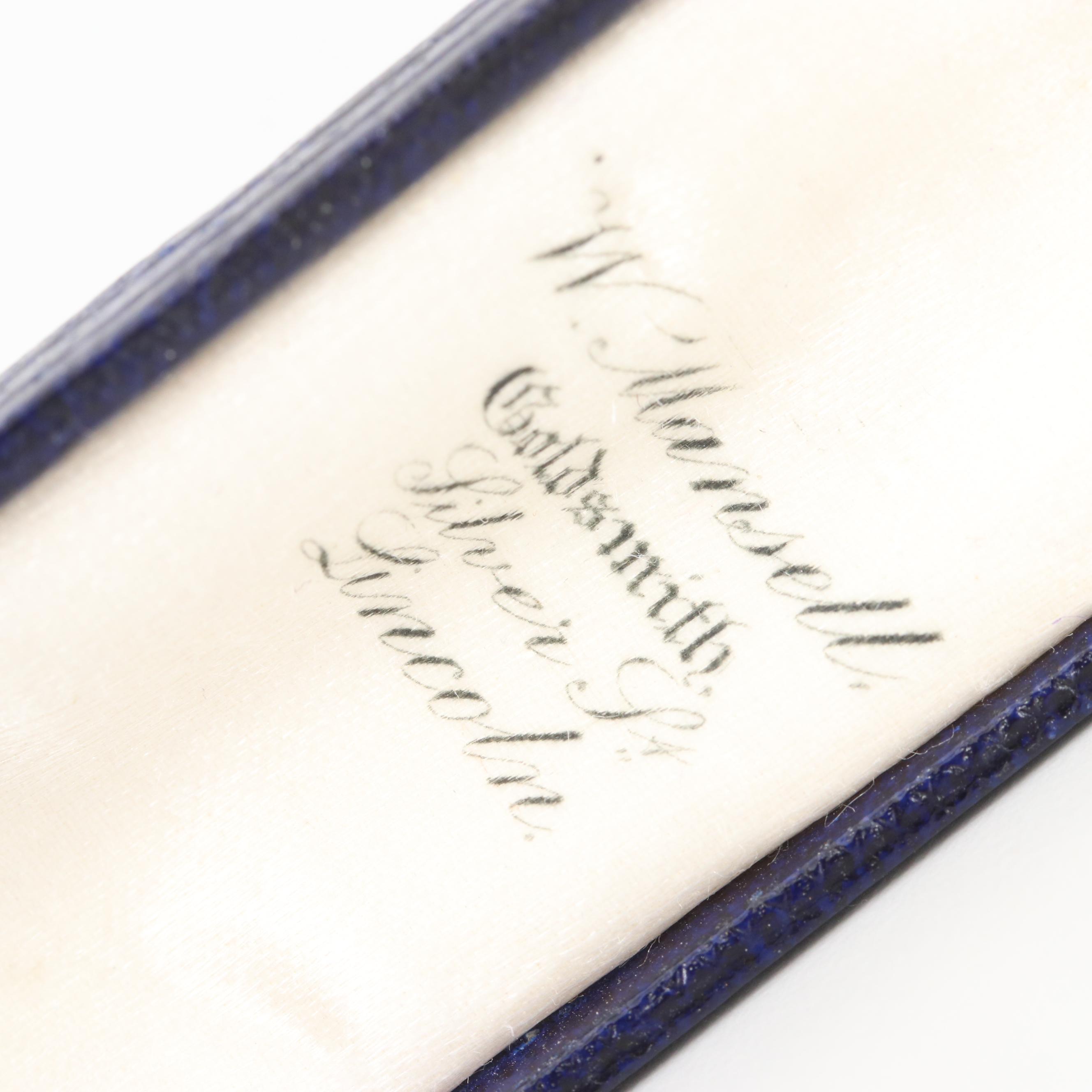 9K Yellow Gold Cufflinks and Ruby Stick Pin of the Lincoln Imp