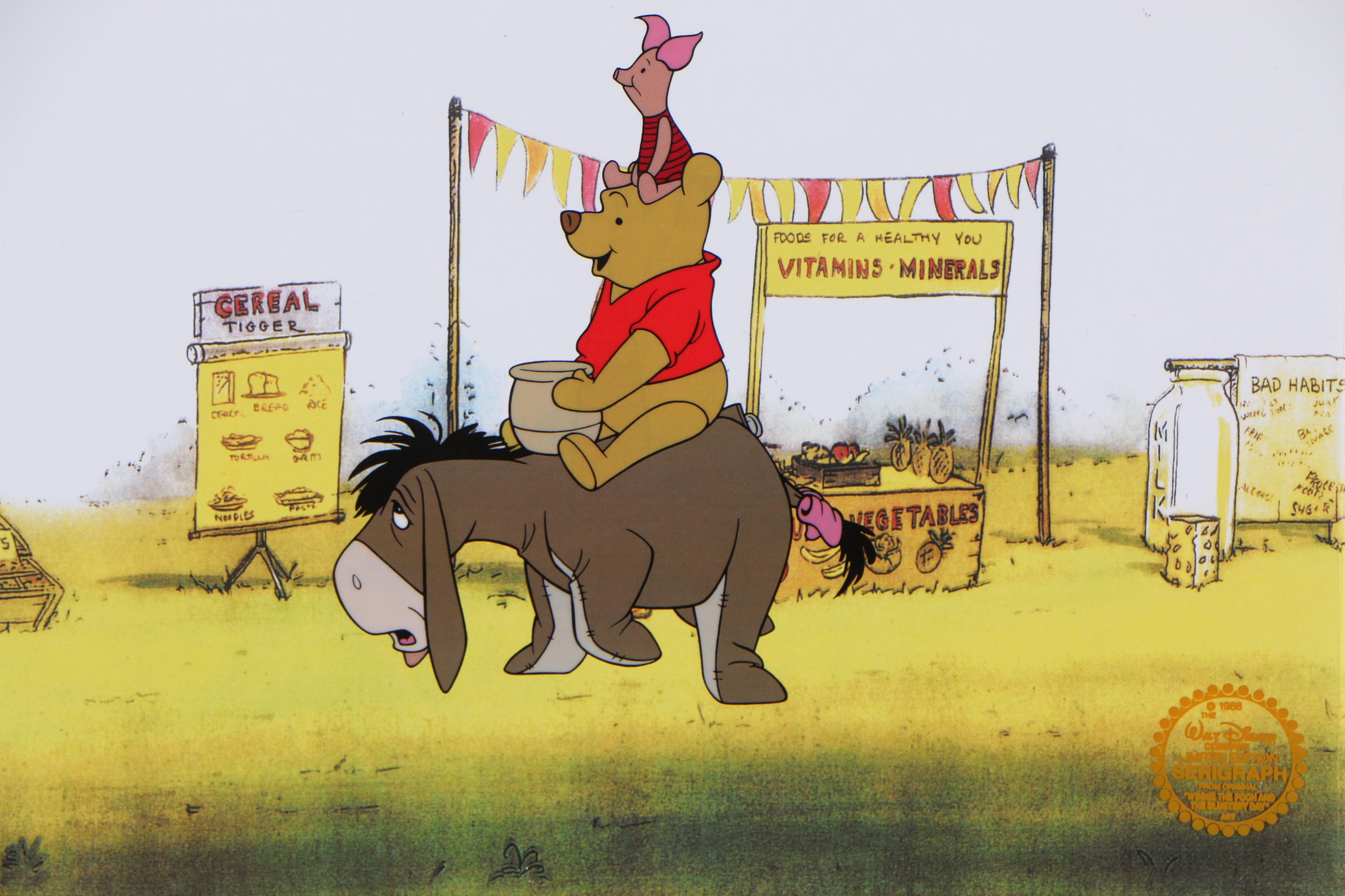 Reproduction Sericel from "Winnie the Pooh and the Blustery Day"