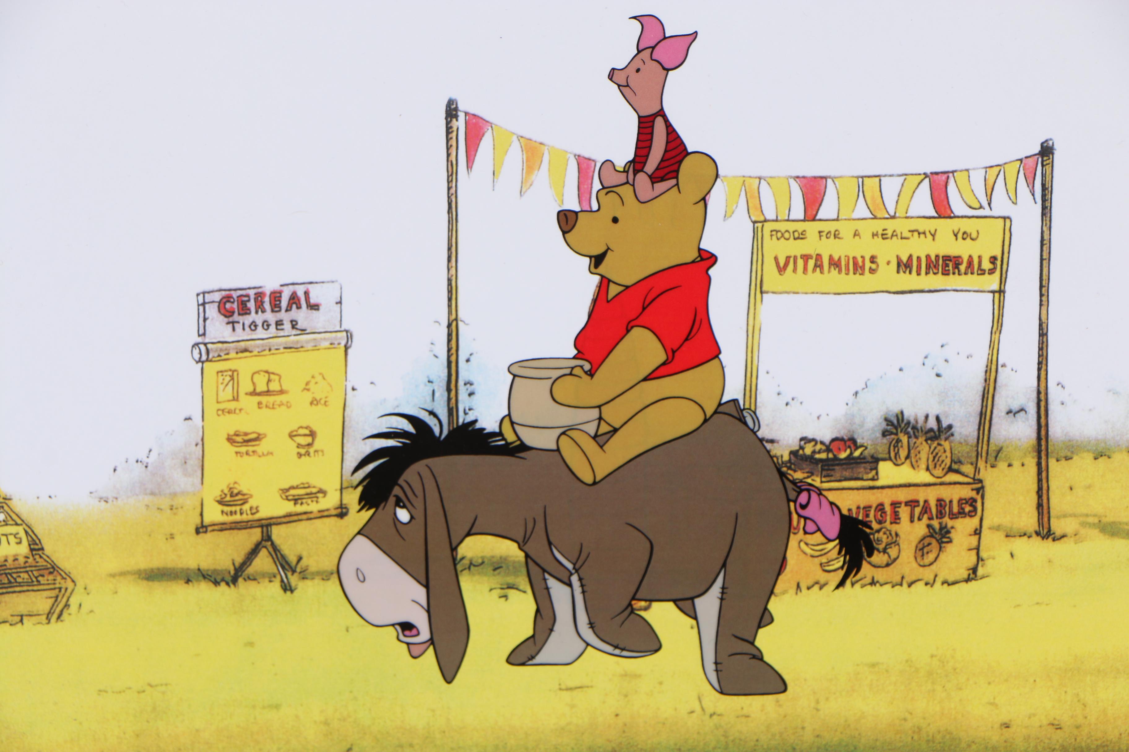 Reproduction Sericel from "Winnie the Pooh and the Blustery Day"