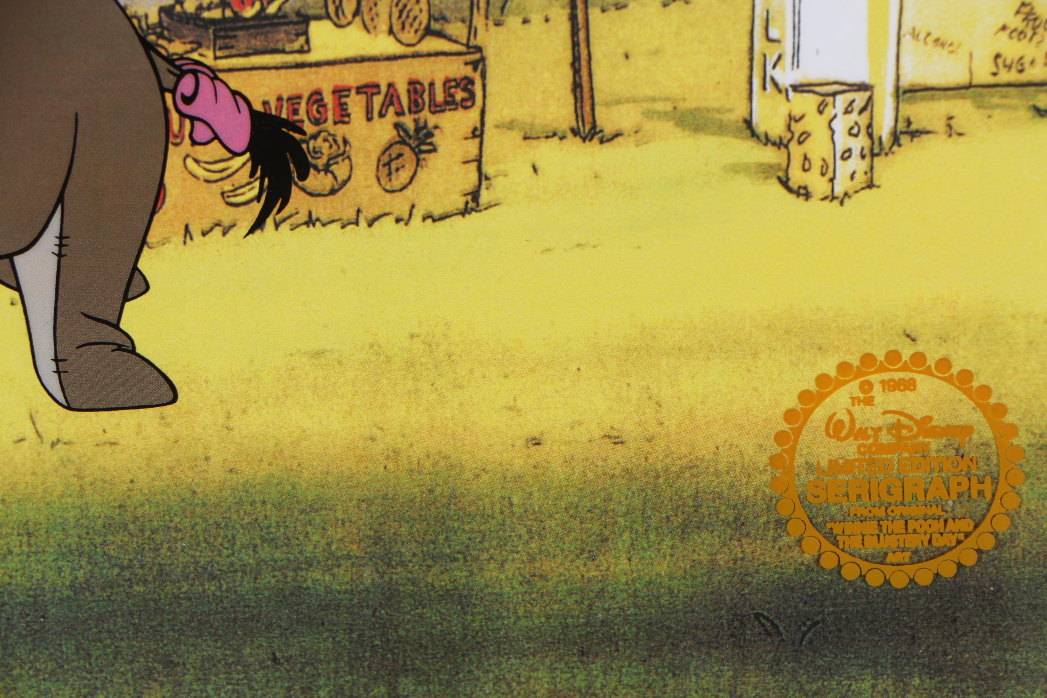 Reproduction Sericel from "Winnie the Pooh and the Blustery Day"