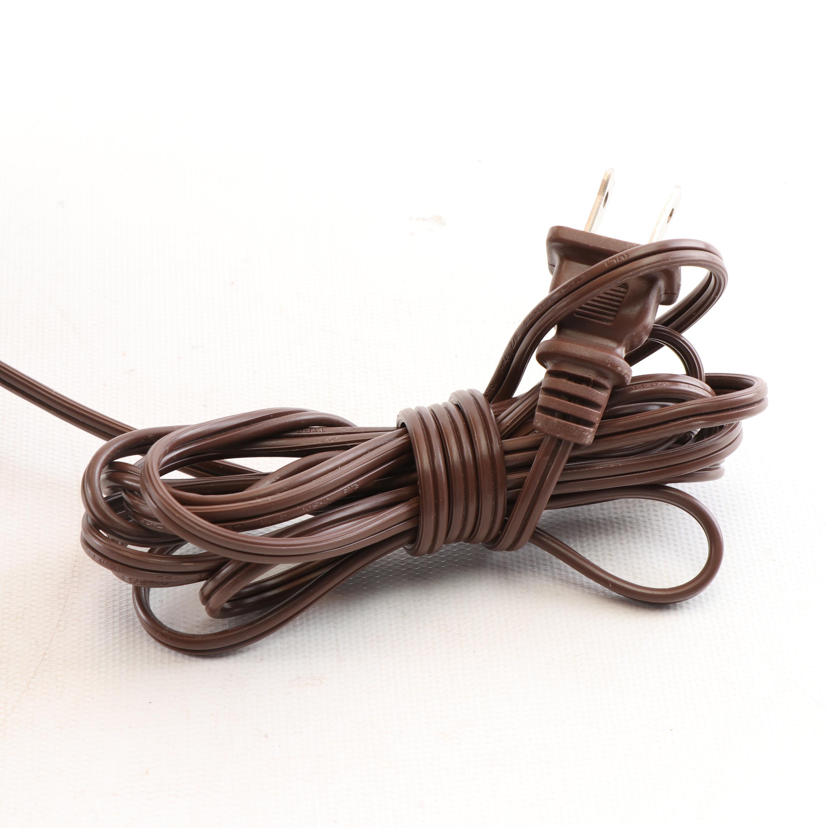 Wheel Thrown Stoneware Drip Glazed Table Lamp with Parchment Lamp Shade