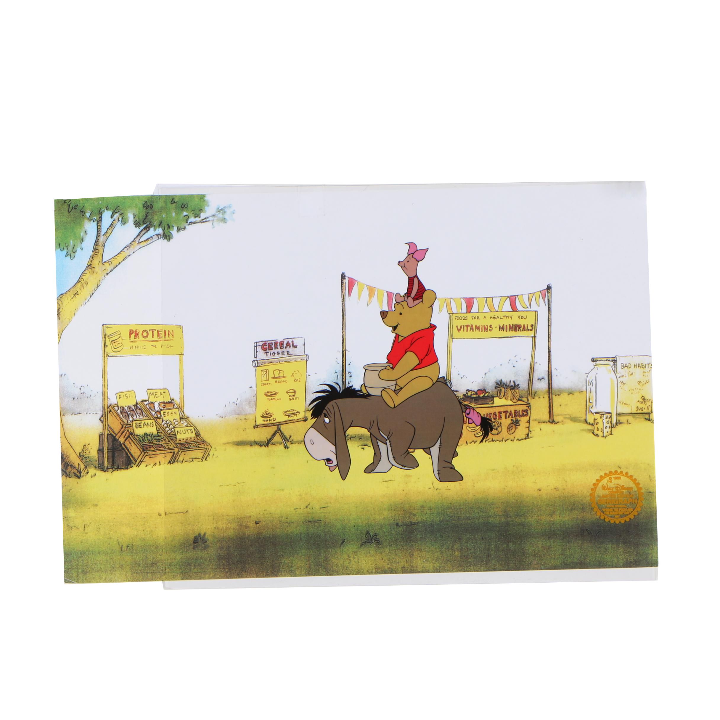 Reproduction Sericel from "Winnie the Pooh and the Blustery Day"