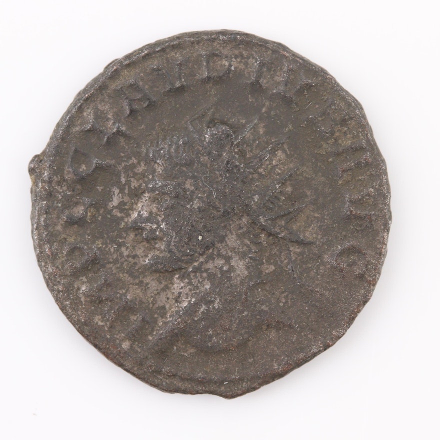 Ancient Roman Imperial Claudius II, AE Billon Antoninianus, ca. 268 A.D.