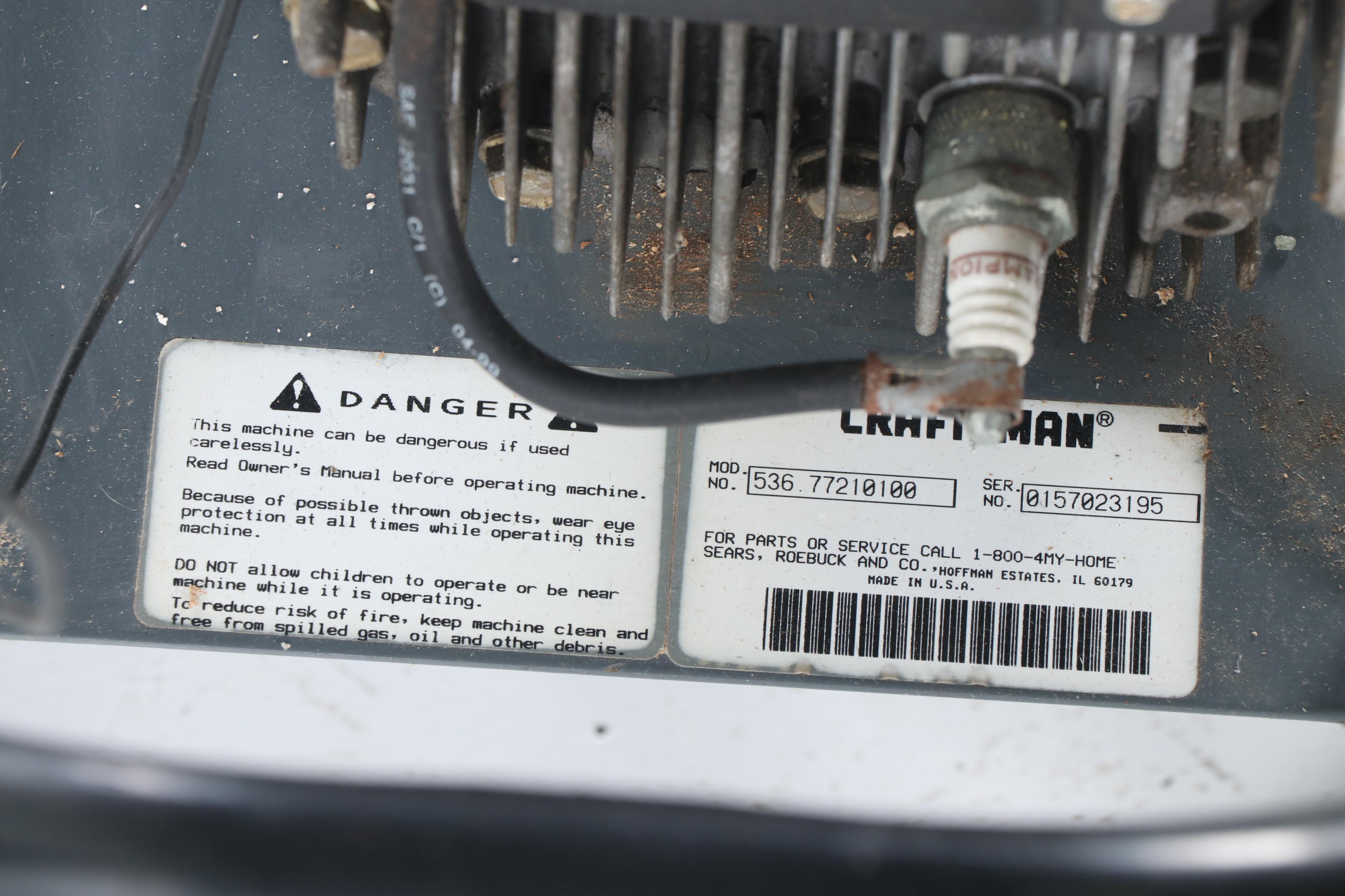 Craftsman Model 536 77210100 Lawn Edger