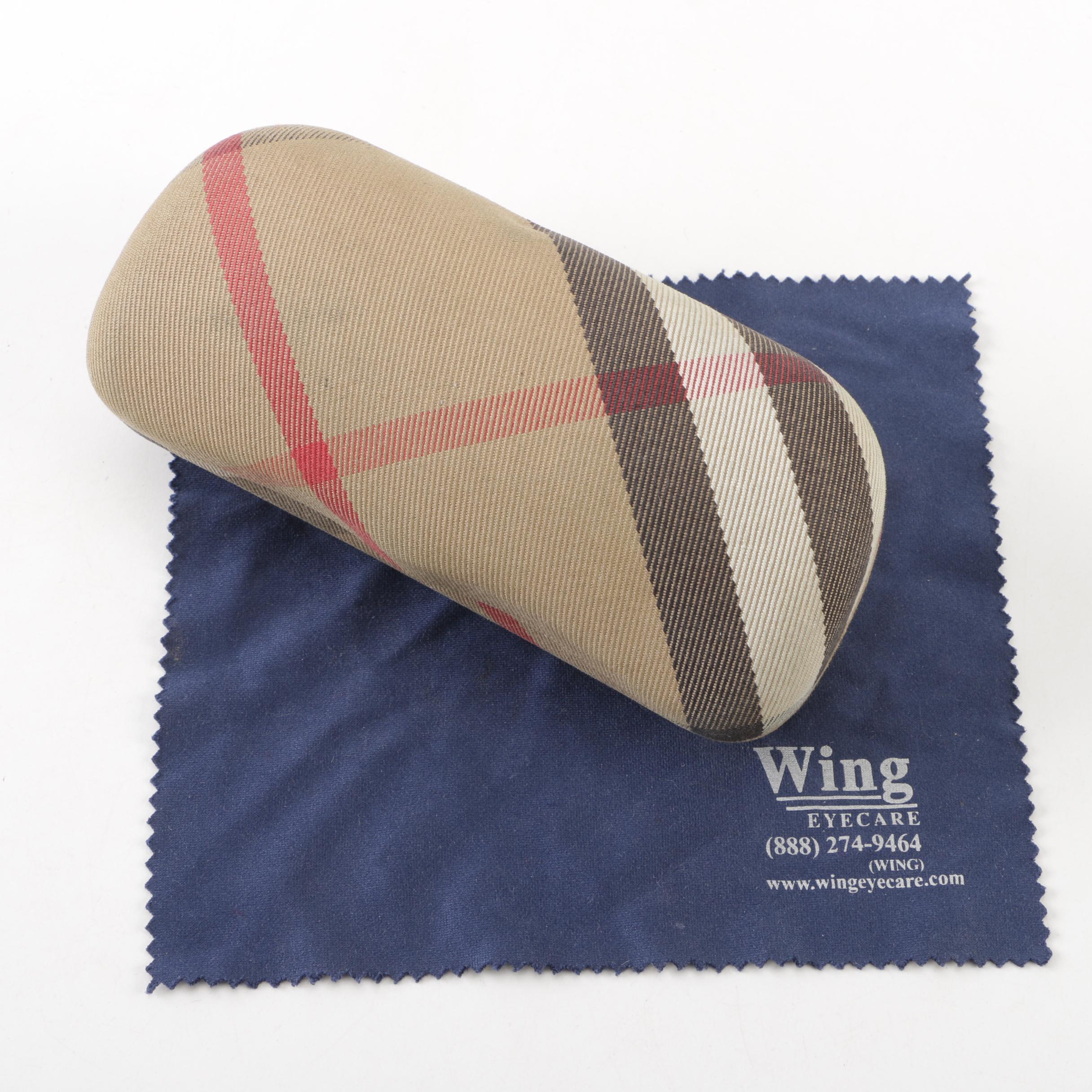 Burberry B3005 Black Aviator Sunglasses with Case, Made in Italy