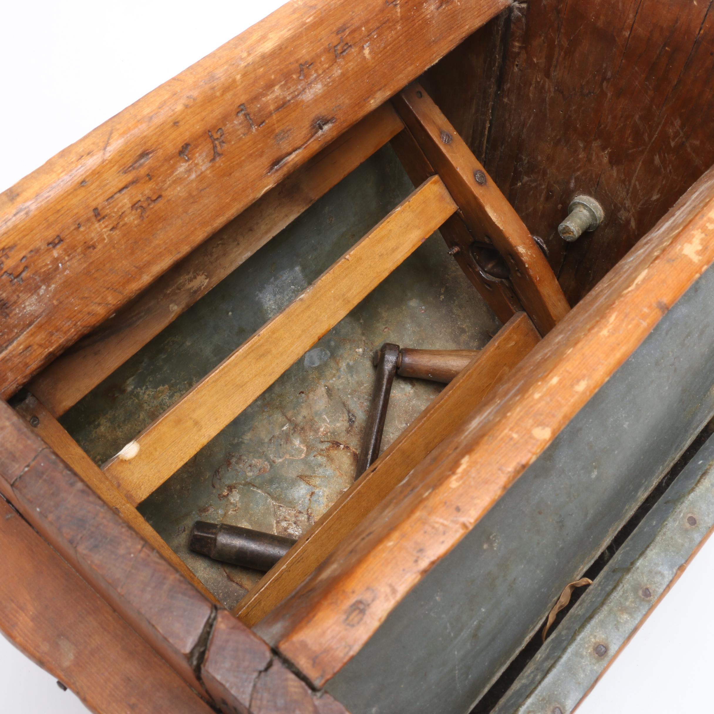 Antique Hand Cranked Butter Churn