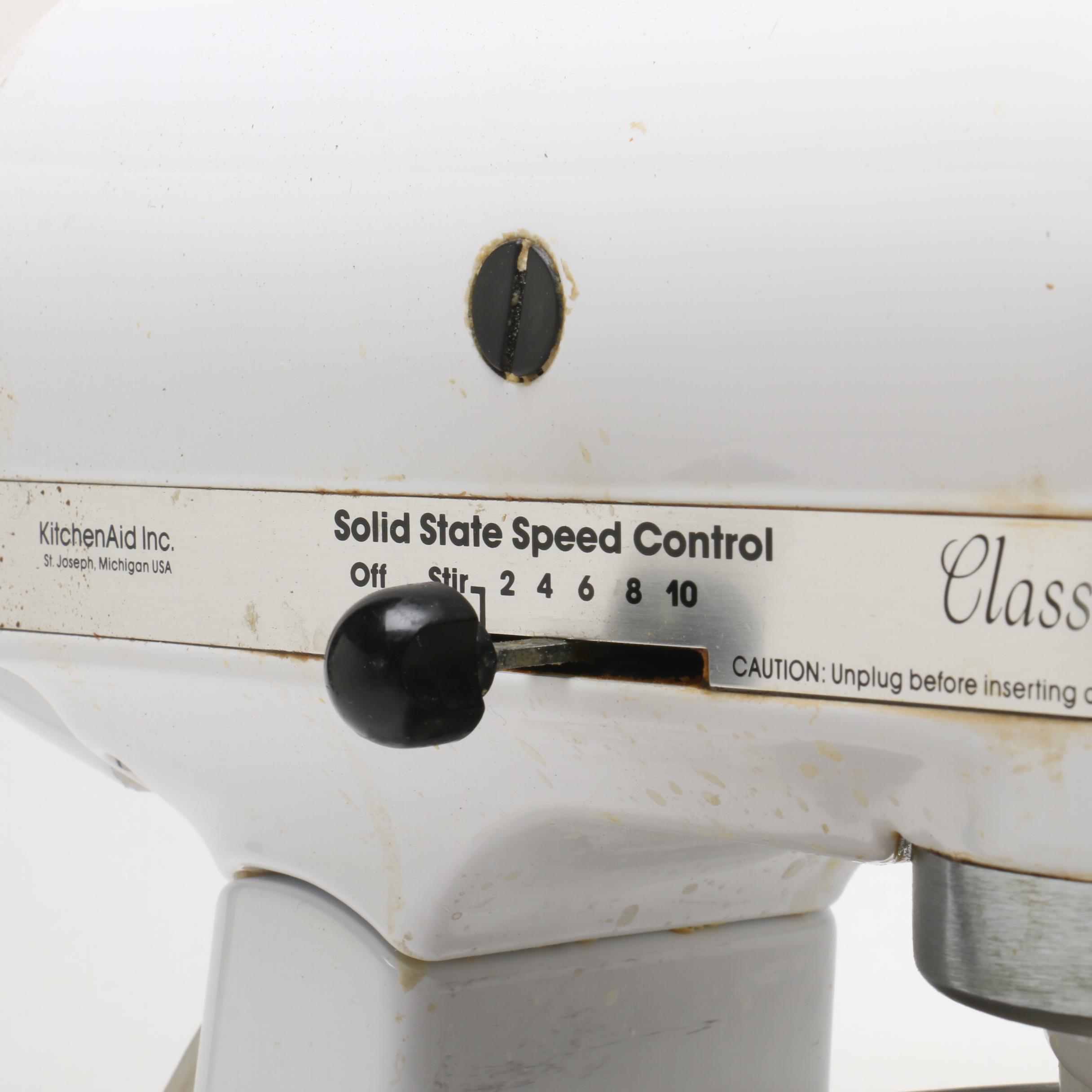 KitchenAid Classic Stand Mixer with Attachements