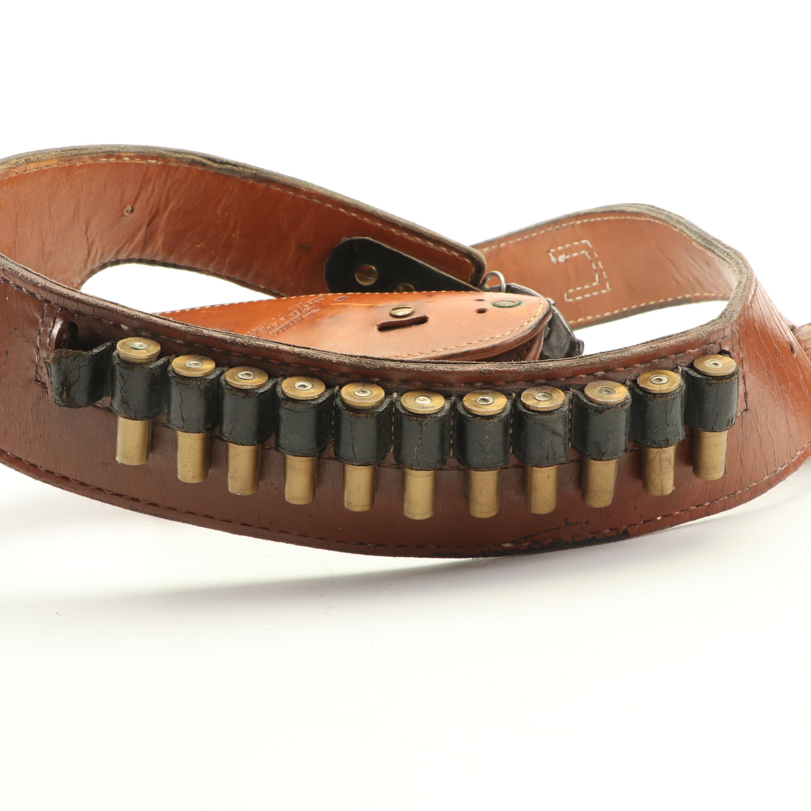 Tony Lama Boots, Stetson Hat, and Replica Guns in Holster with Remington Print