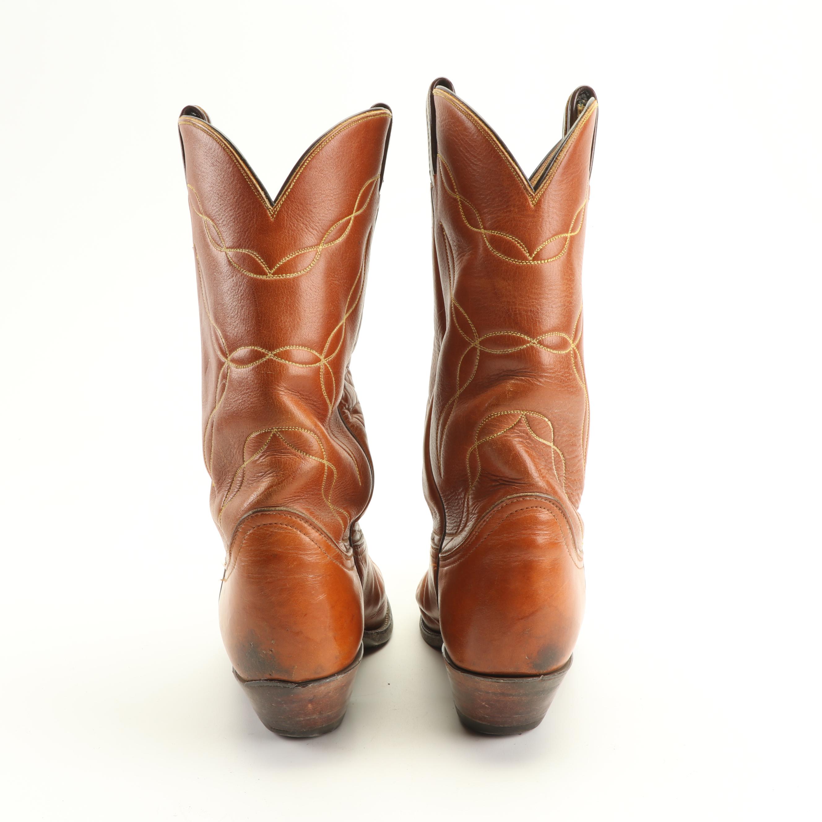 Tony Lama Boots, Stetson Hat, and Replica Guns in Holster with Remington Print