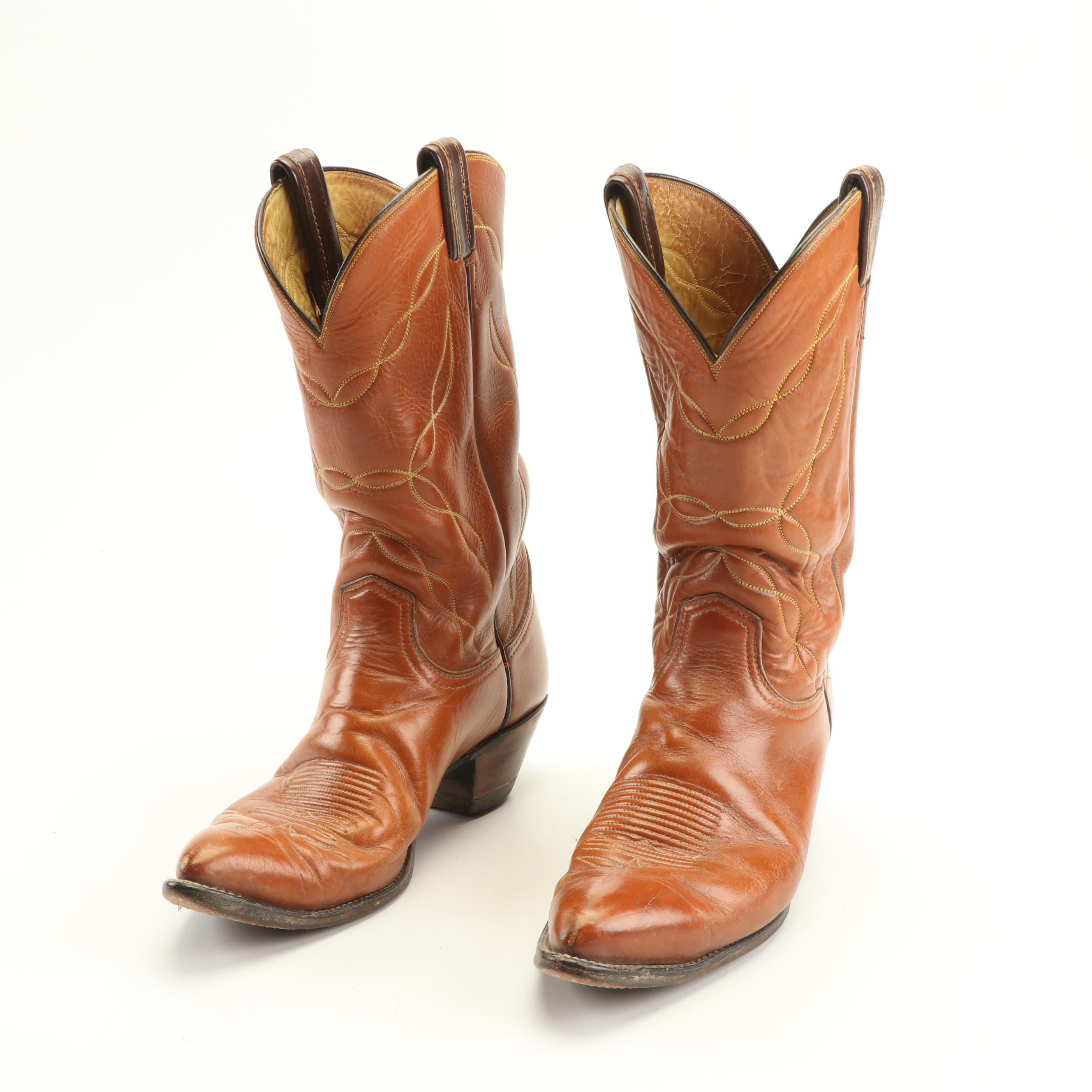 Tony Lama Boots, Stetson Hat, and Replica Guns in Holster with Remington Print