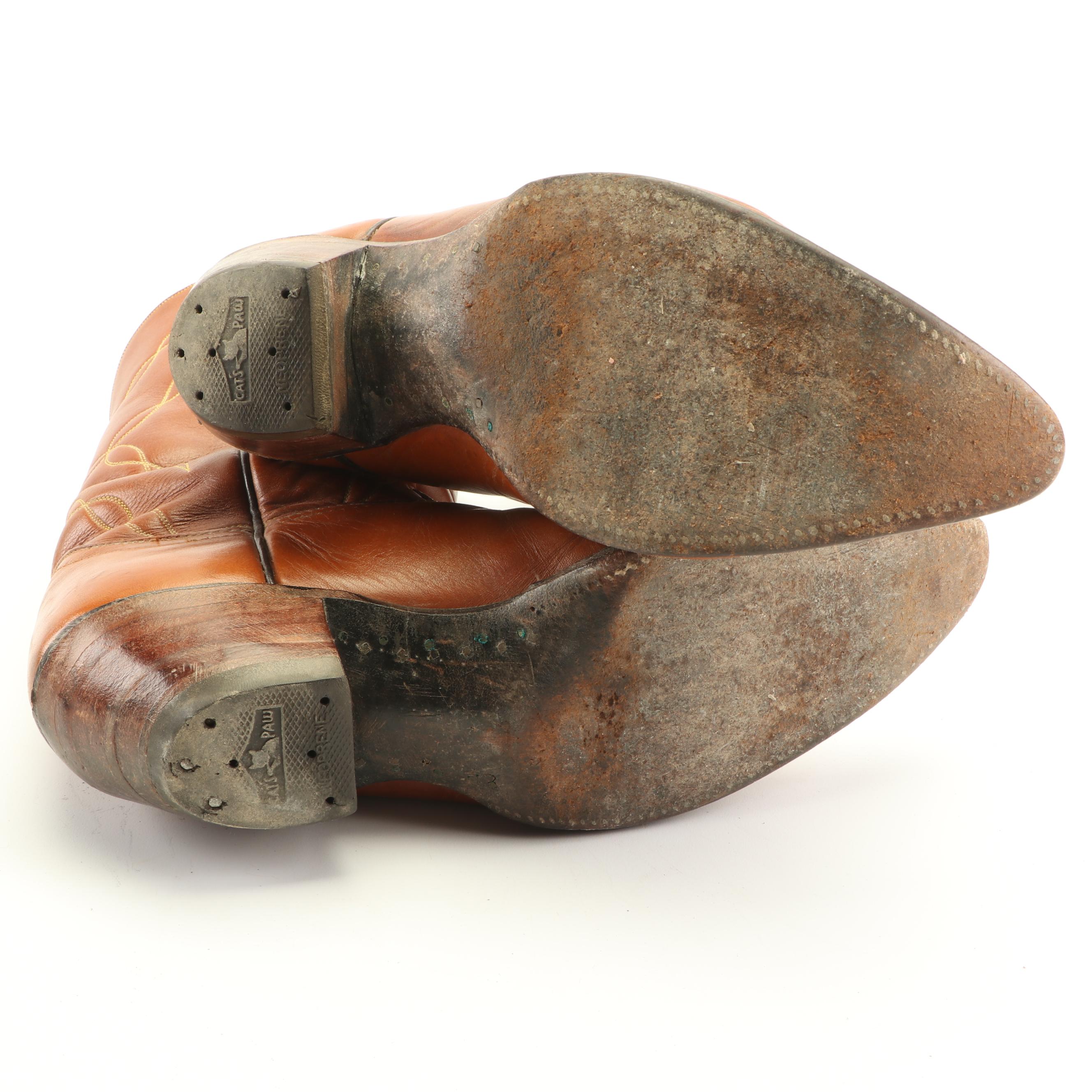 Tony Lama Boots, Stetson Hat, and Replica Guns in Holster with Remington Print