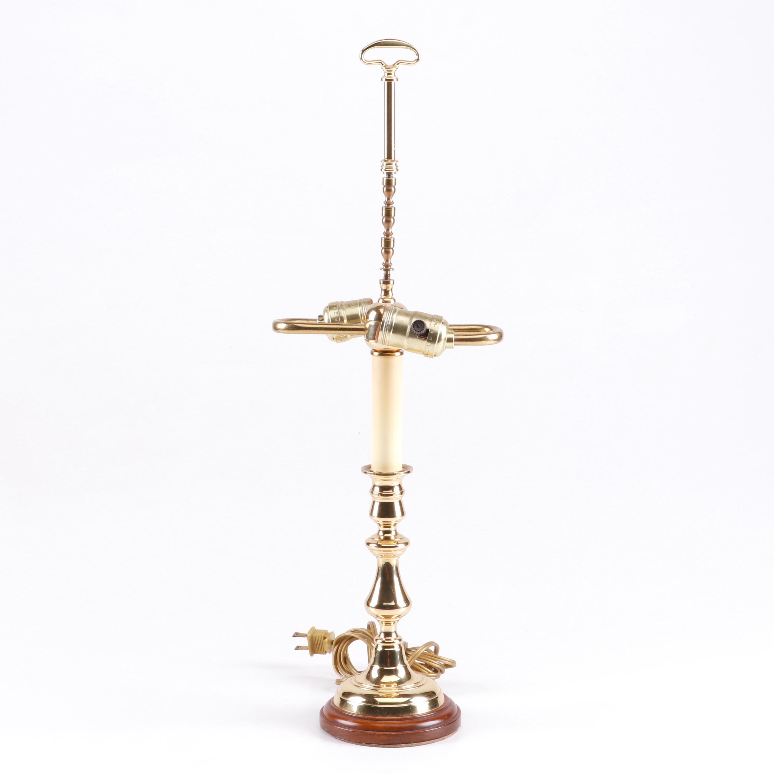 Baldwin Brass Candlestick Table Lamp