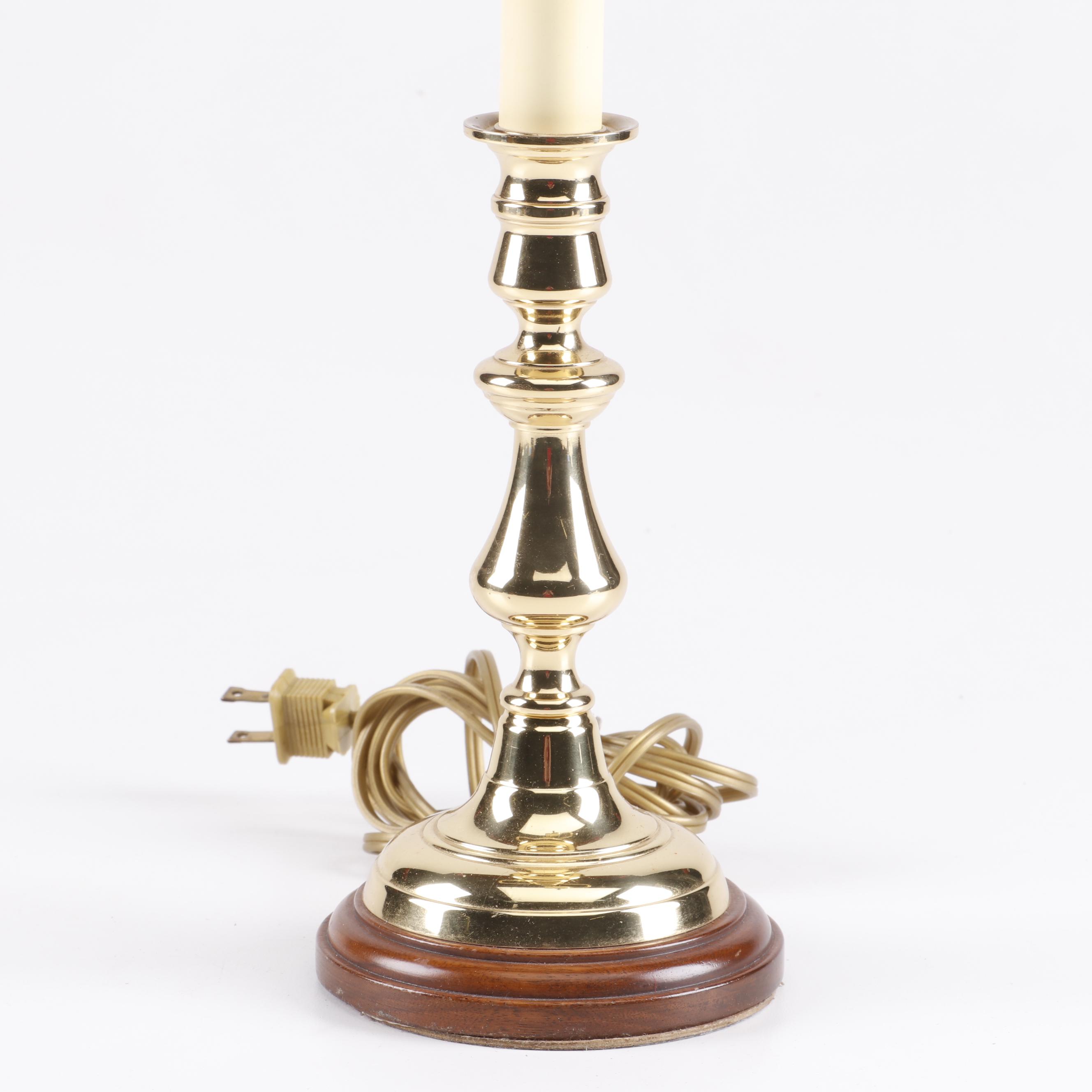 Baldwin Brass Candlestick Table Lamp