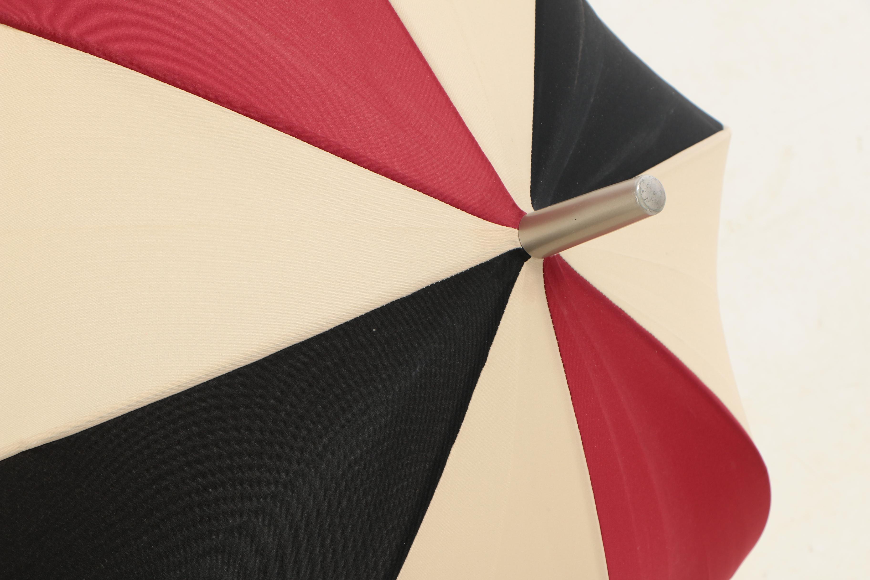 Burberry London Dome Umbrella with Vinyl Porthole Windows