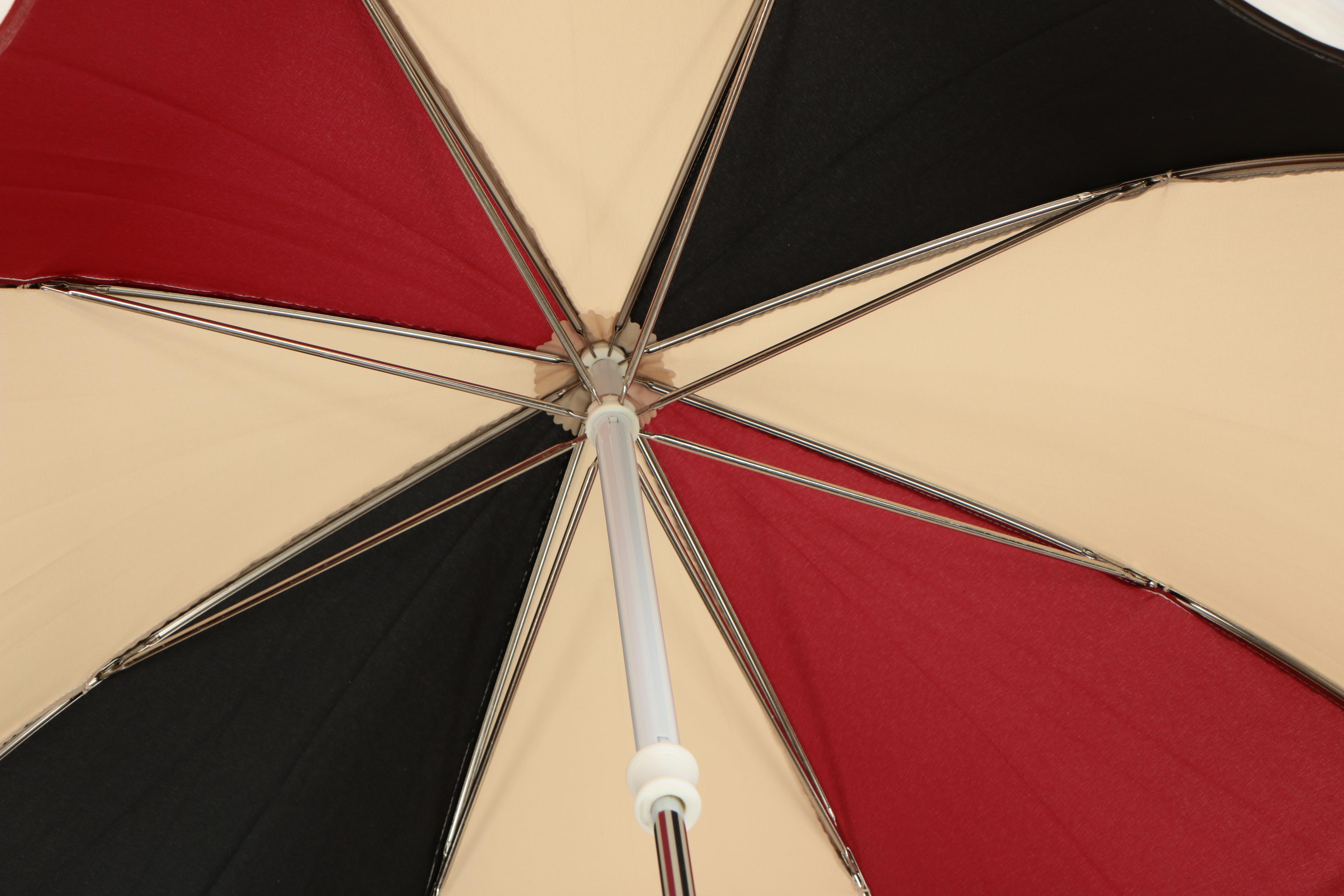 Burberry London Dome Umbrella with Vinyl Porthole Windows