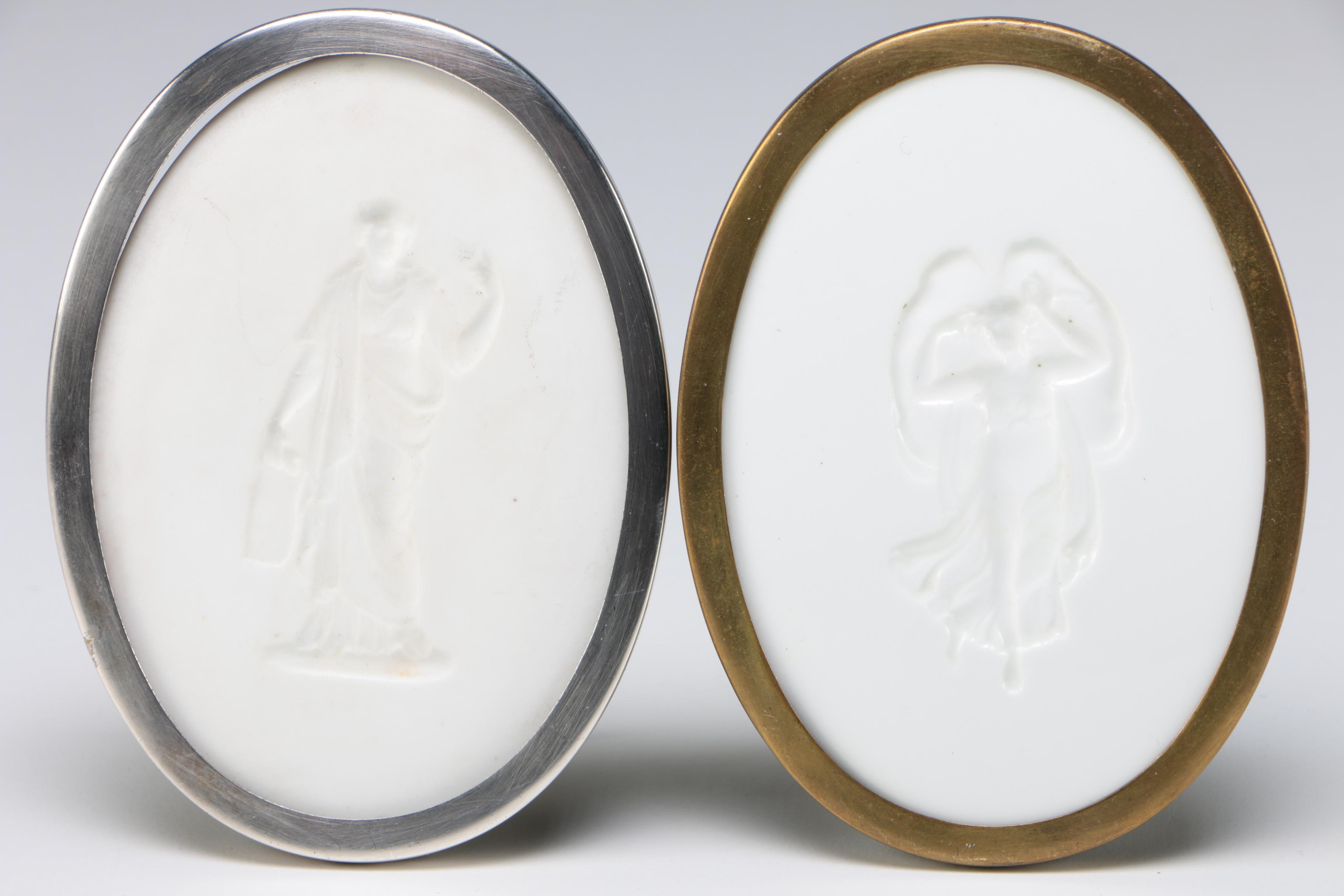 Wedgwood Lithophane Relief Plaques, Early 20th Century
