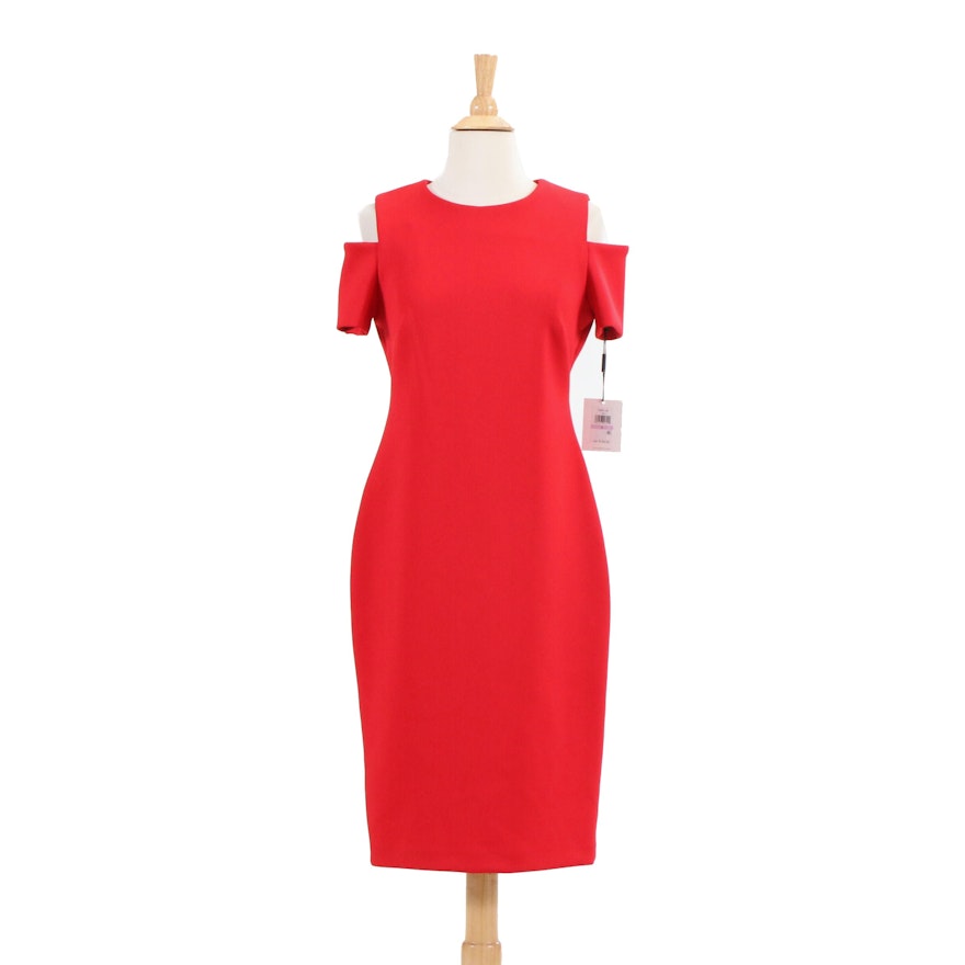 Calvin Klein Red Cocktail Dress