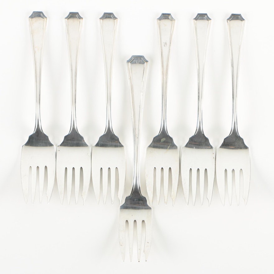 Gorham "Fairfax" Sterling Silver Salad Forks