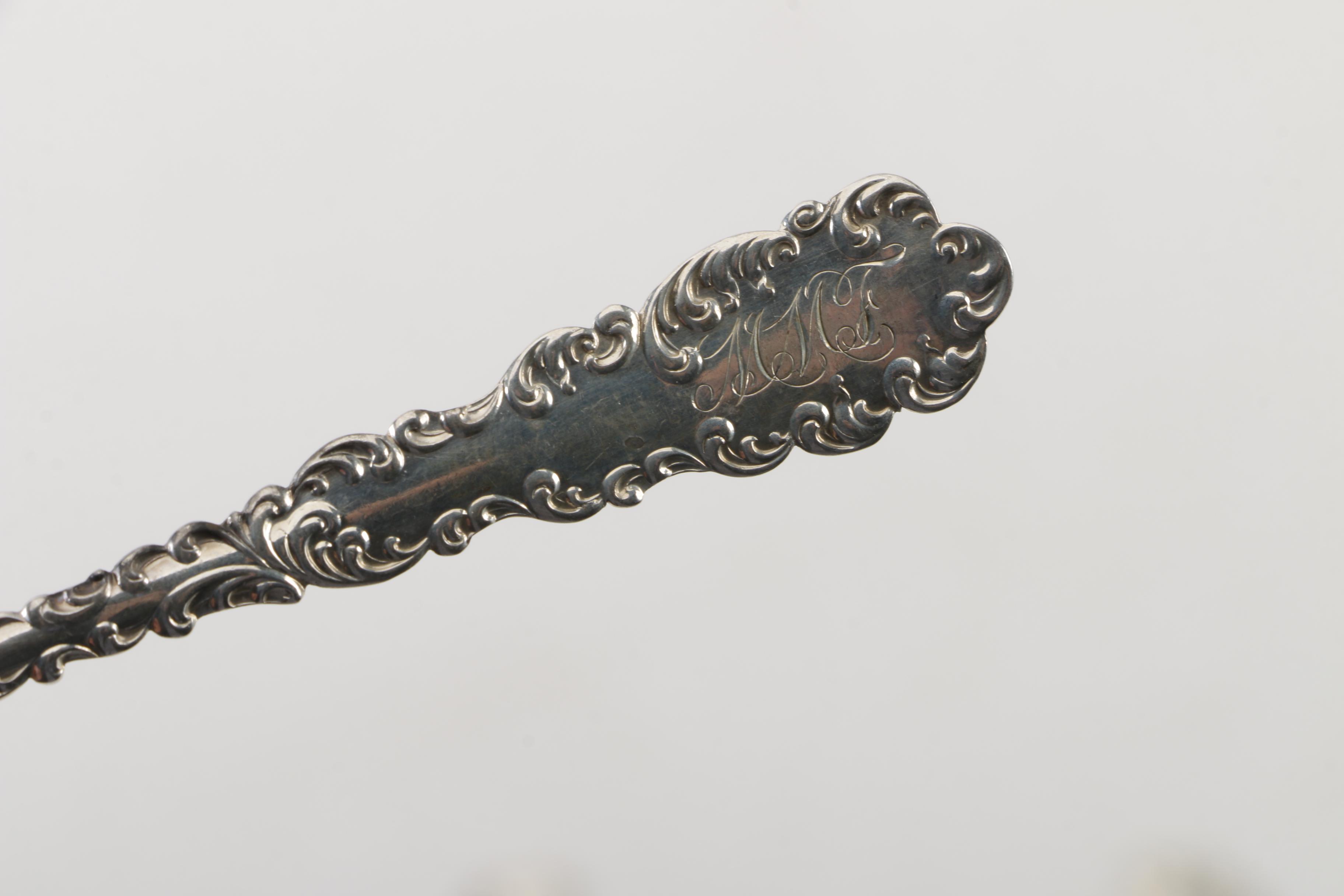 Wallace Silversmiths Sterling "Waverly" Ice Cream Forks, Late 19th/Early 20th C.