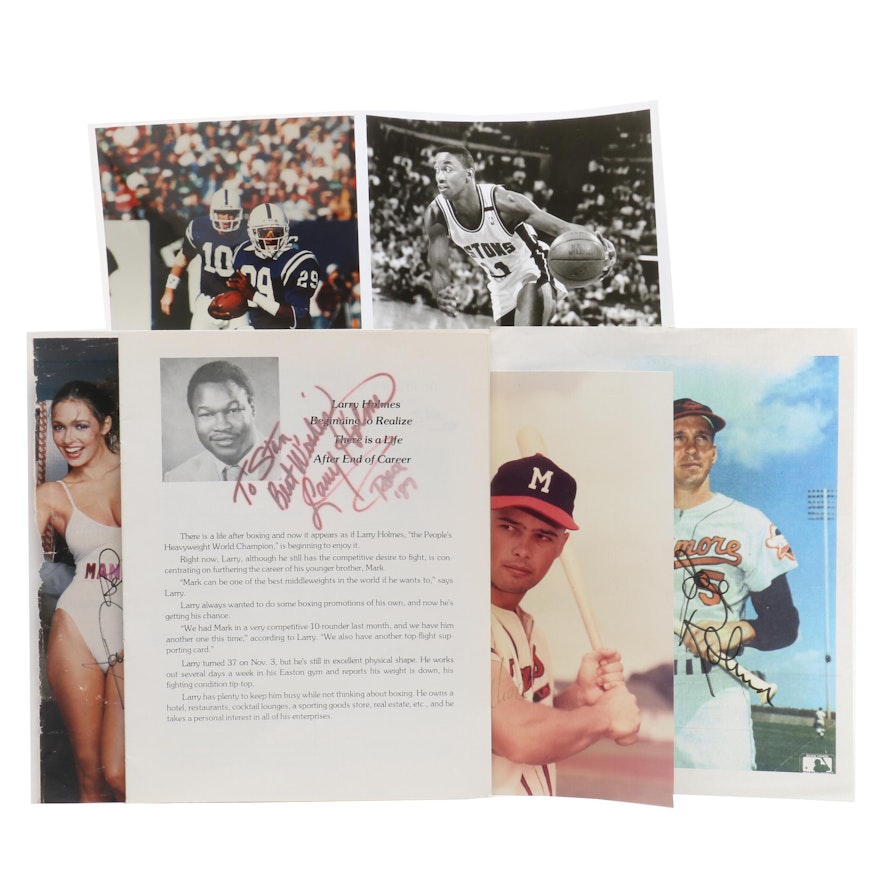 Autographed Photographs of Sports Figures