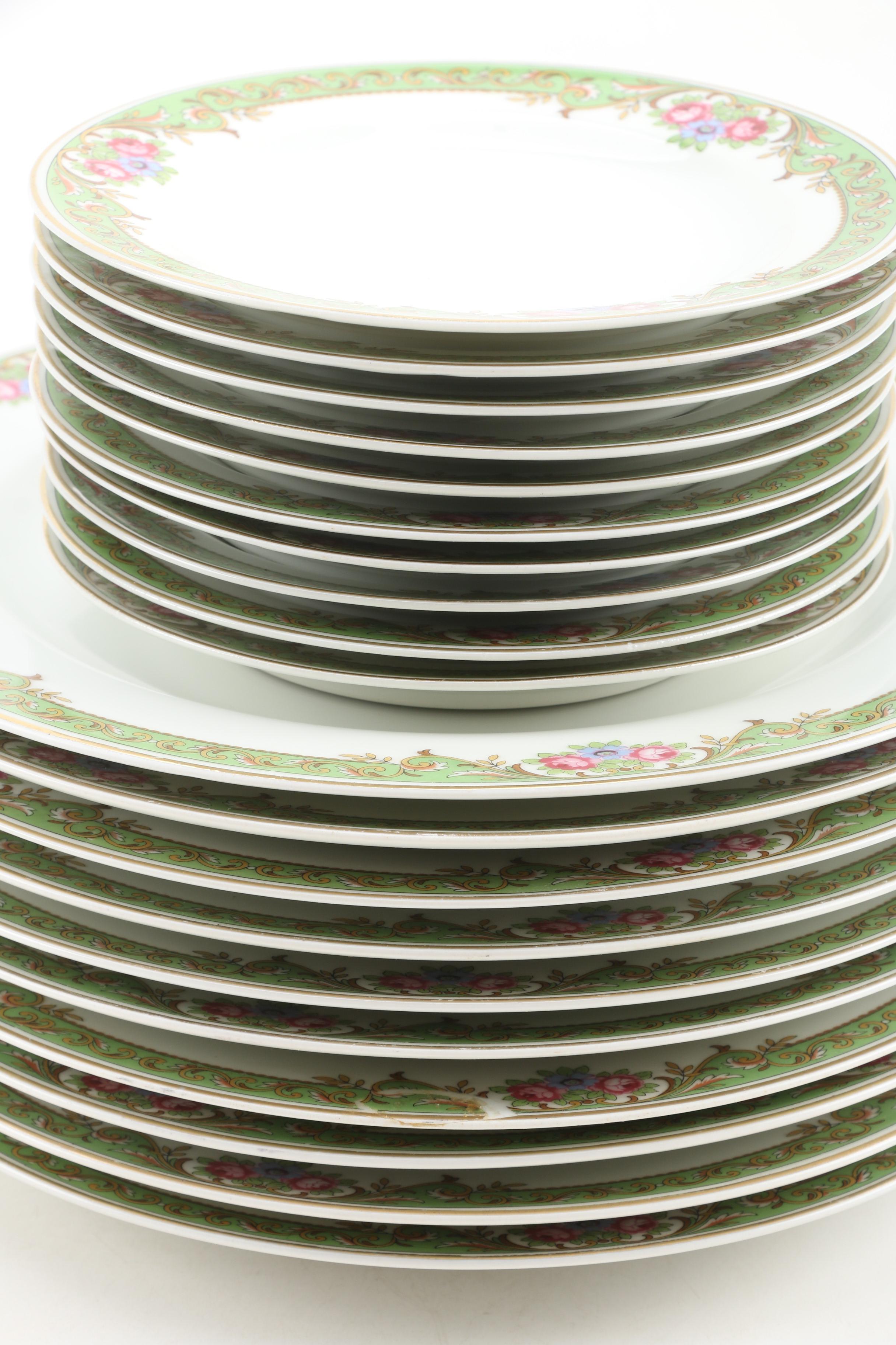 Haviland "Lucerne" Porcelain Dinnerware, Mid-Century