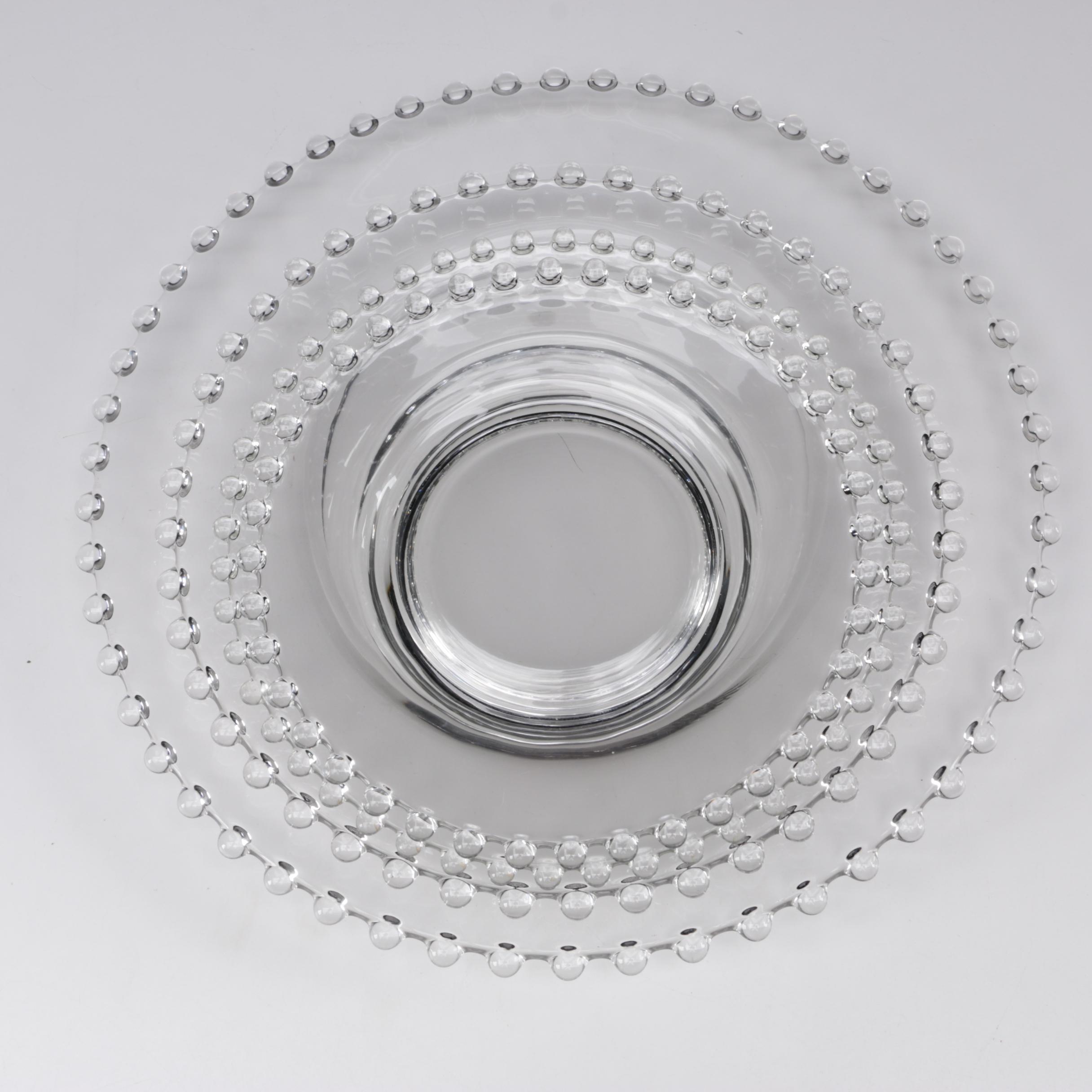 Imperial Glass Co. "Candlewick" Plates