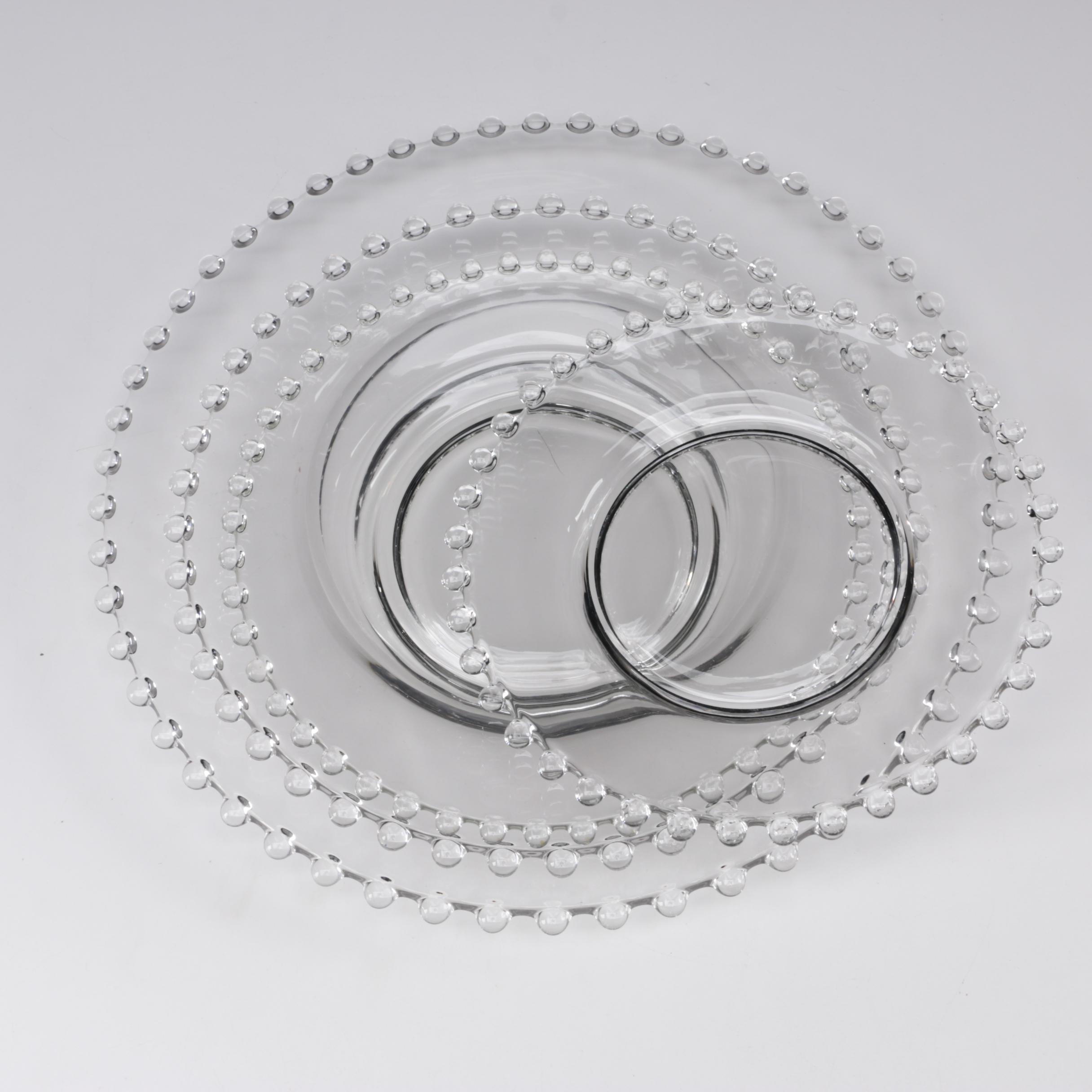 Imperial Glass Co. "Candlewick" Plates