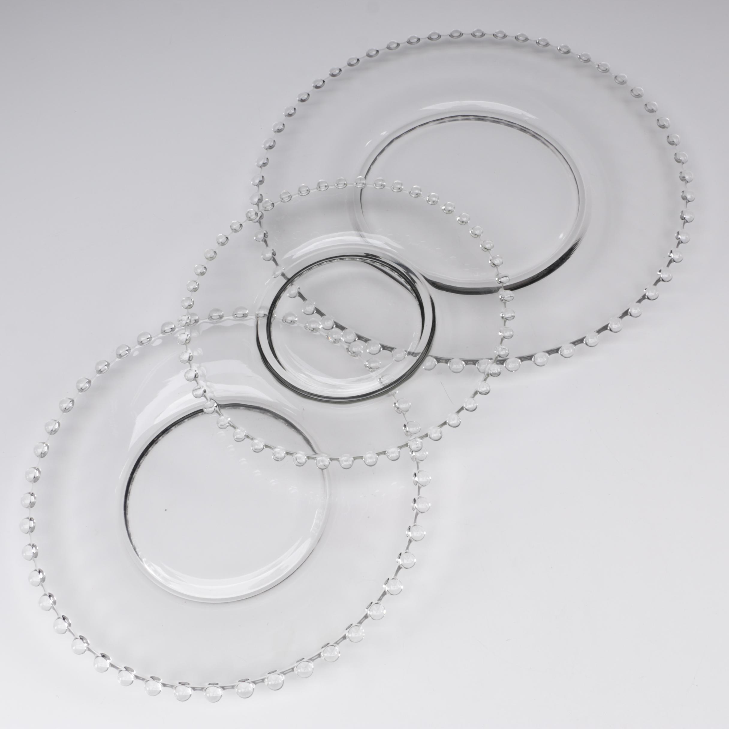 Imperial Glass Co. "Candlewick" Plates