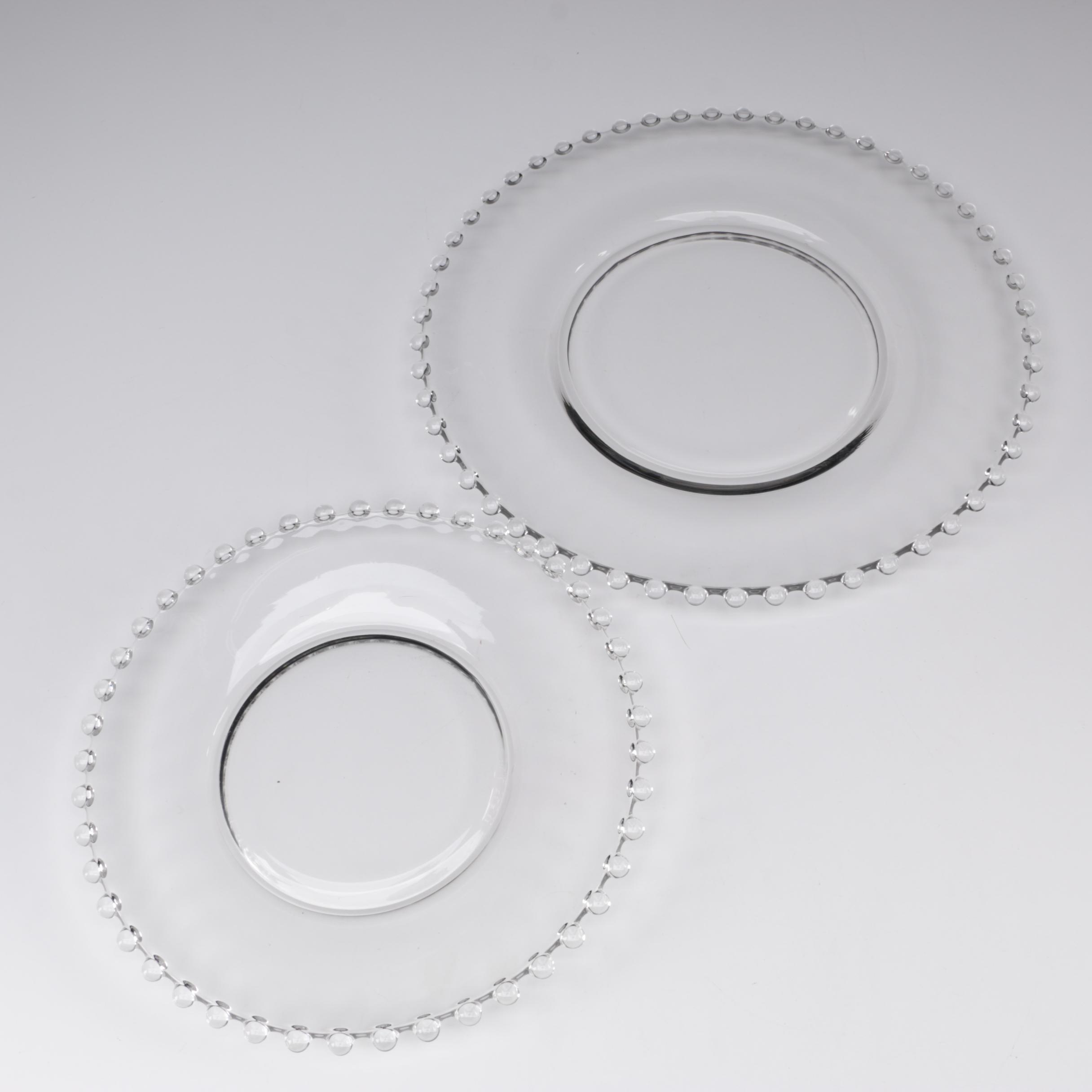 Imperial Glass Co. "Candlewick" Plates