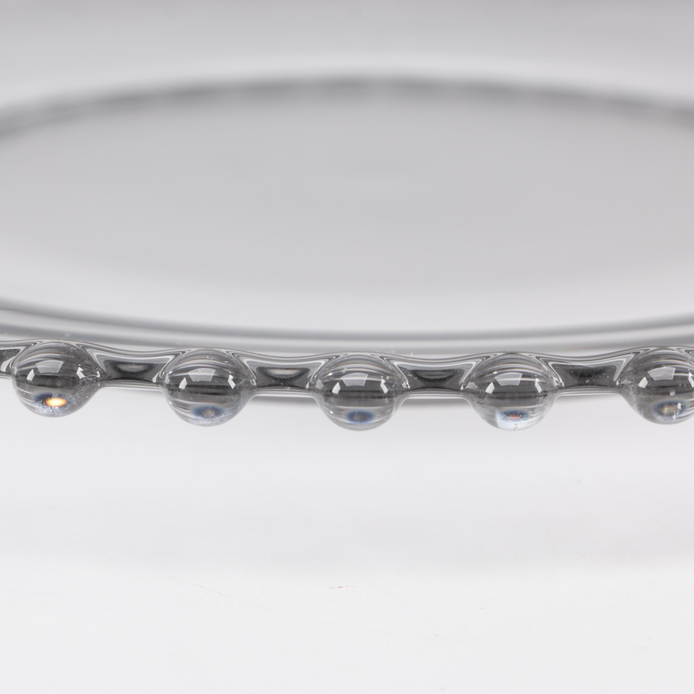 Imperial Glass Co. "Candlewick" Plates