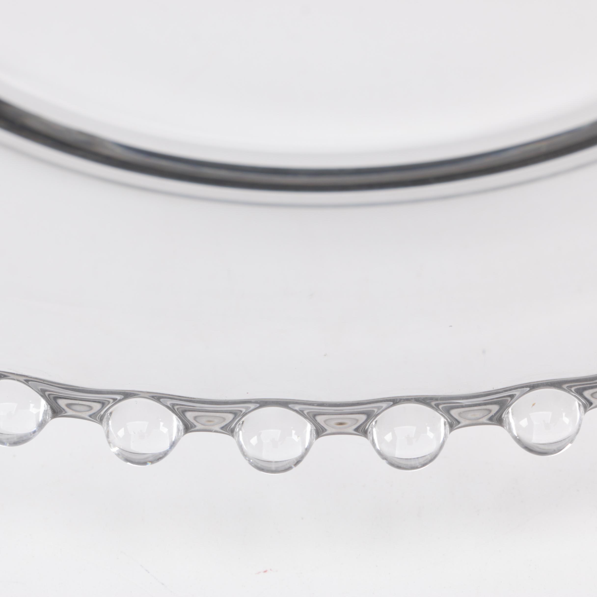 Imperial Glass Co. "Candlewick" Plates