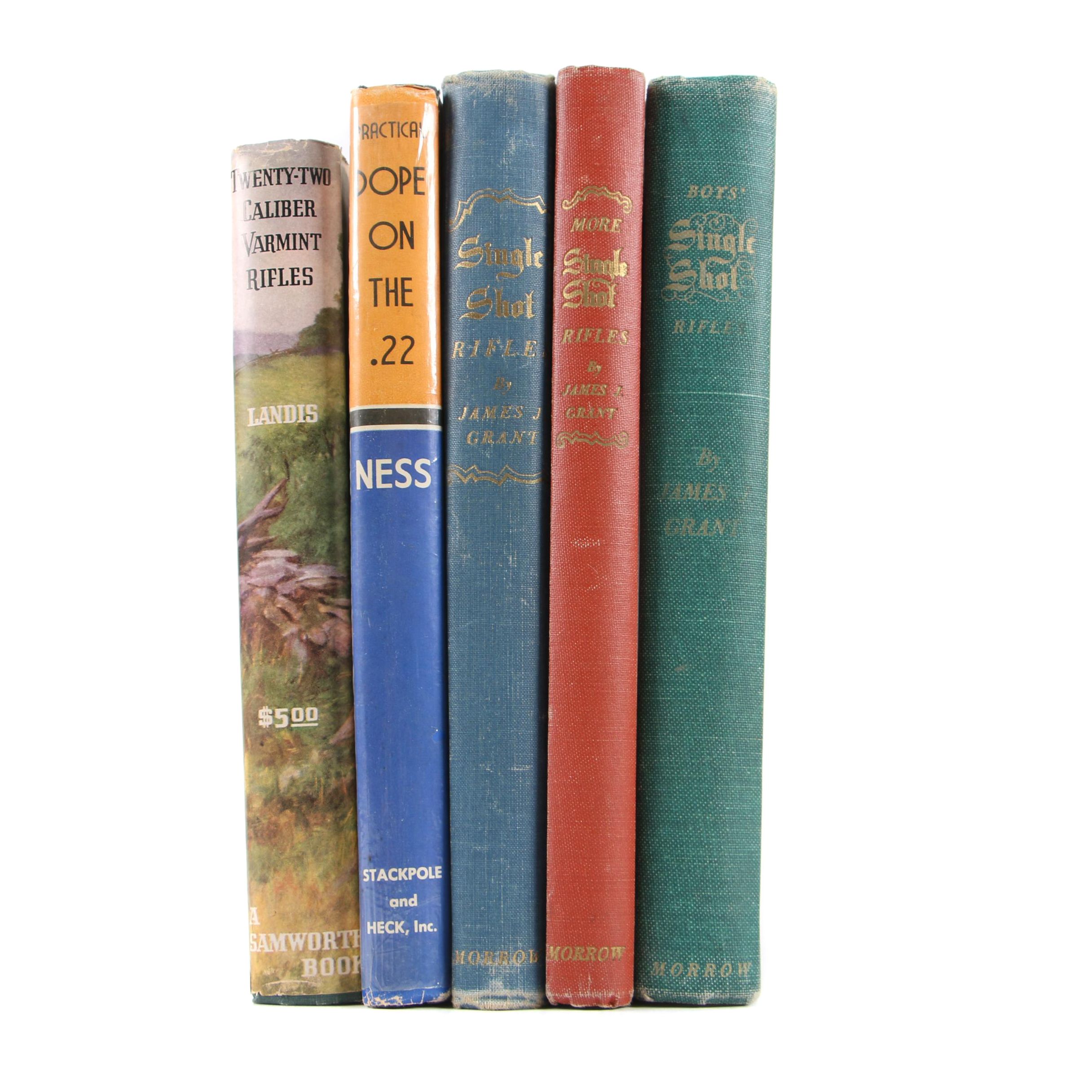 Instructional Rifle Books featuring Signed "Boys' Single-Shot Rifles" by Grant