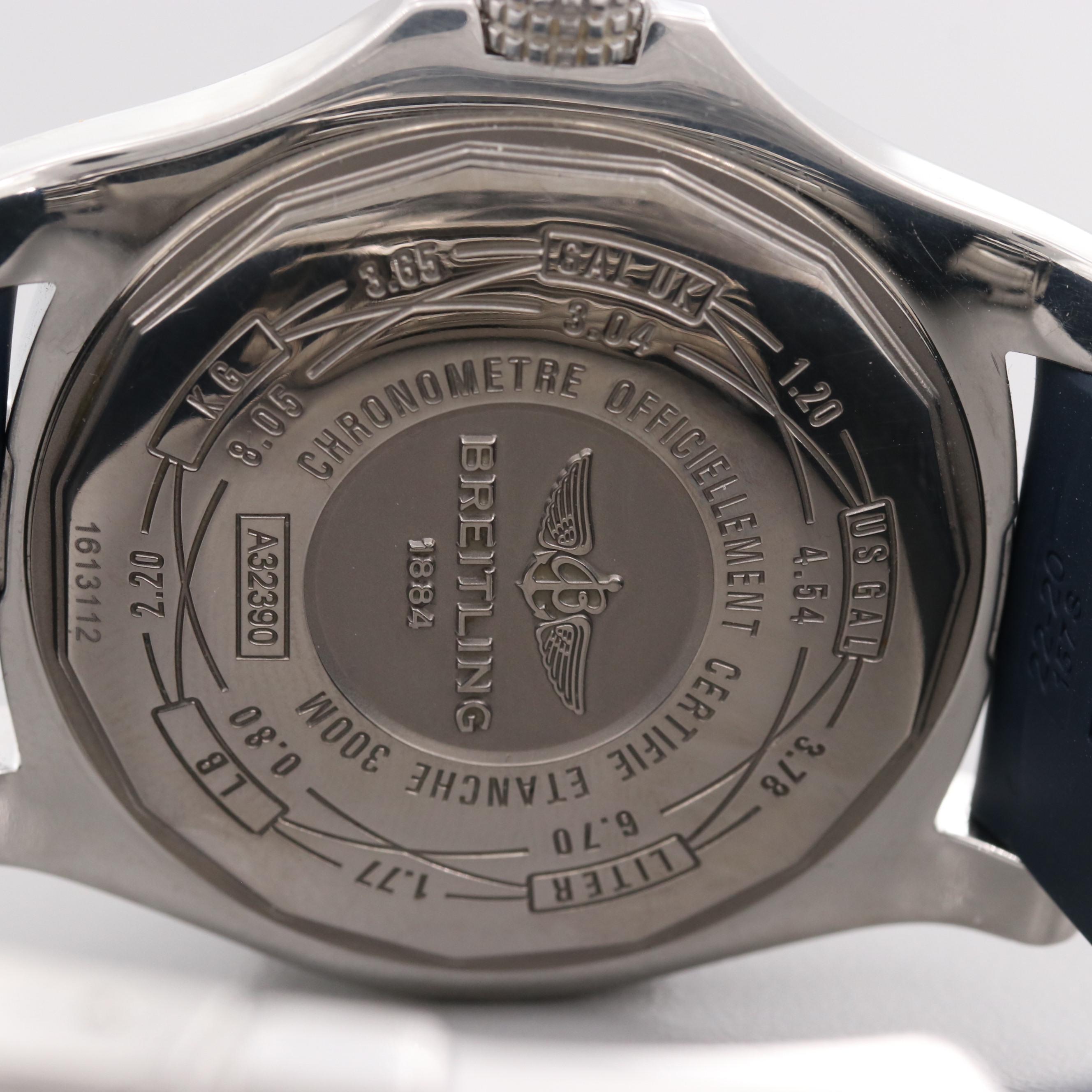 Breitling Avenger II GMT Stainless Steel Automatic Watch, Circa 2013