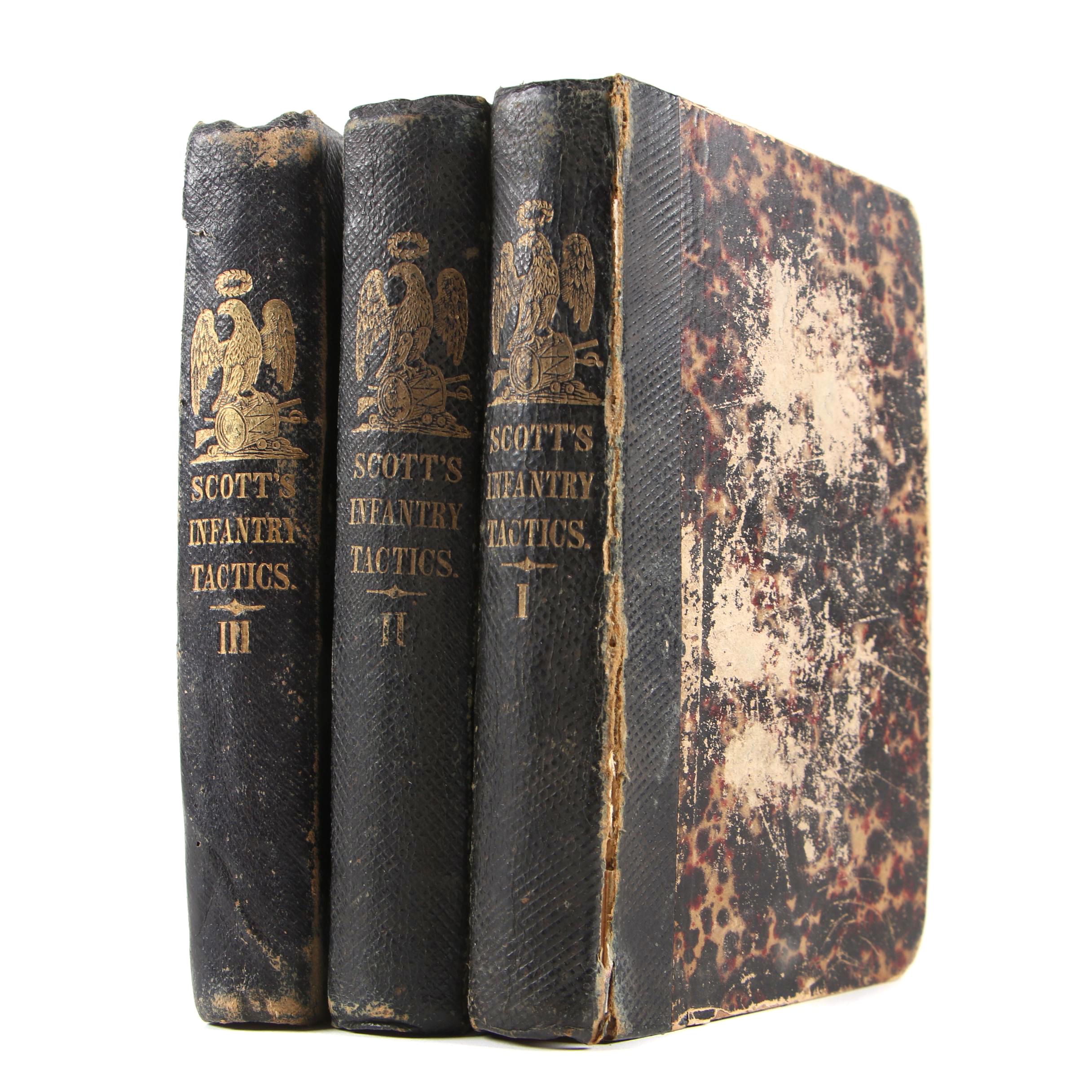 1861 "Infantry Tactics" of Winfield Scott in Three Volumes