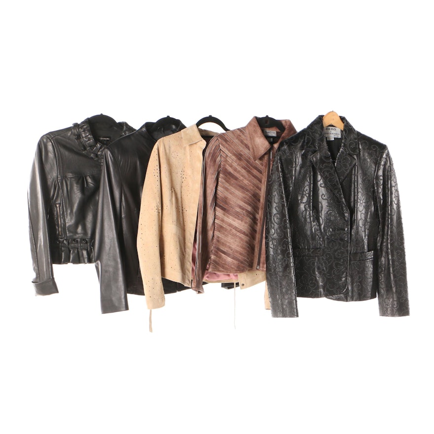 Women's Suede and Leather Jackets Including Dero by Rocco D'Amelio and Bagatelle