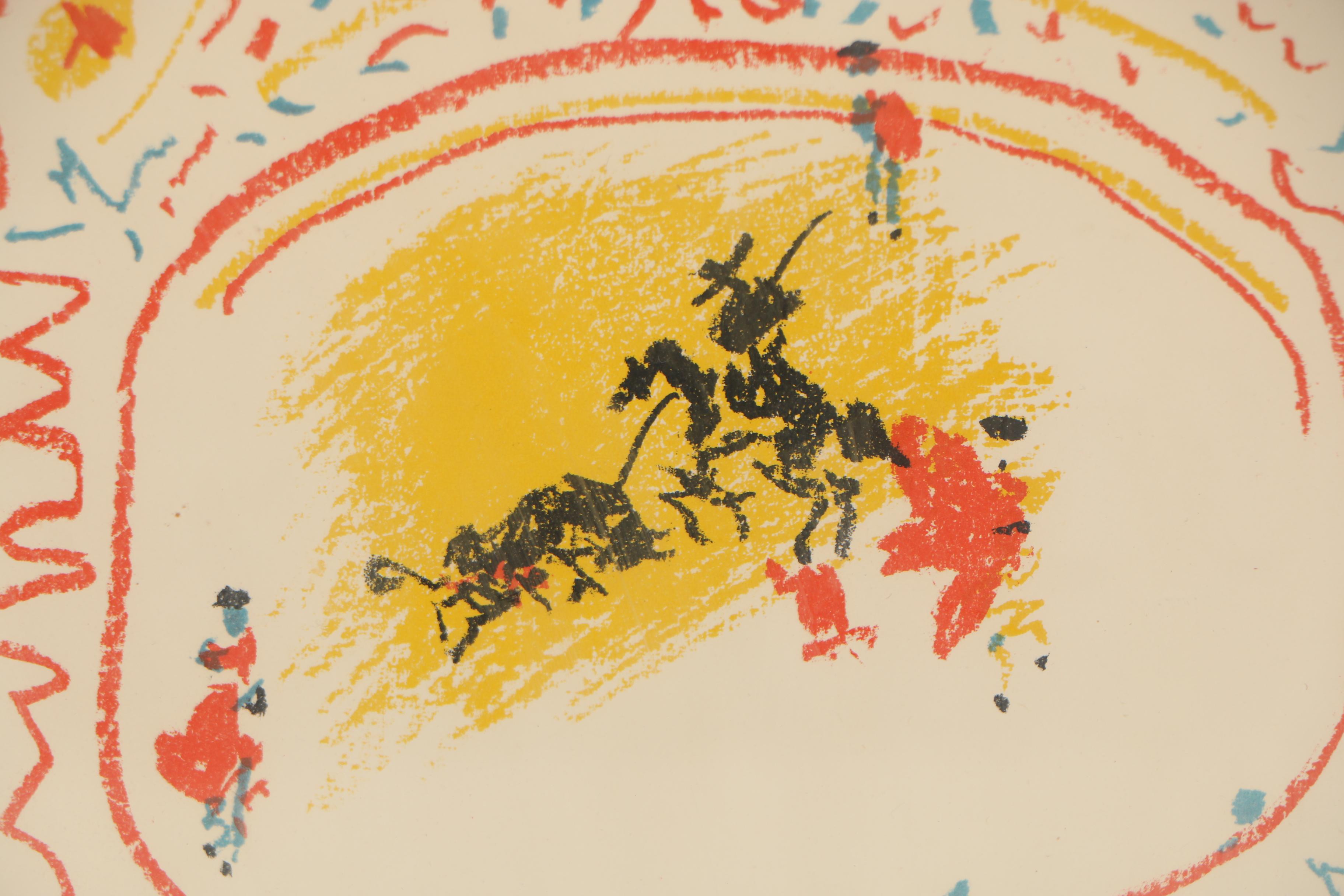 Pablo Picasso Lithograph "La Petite Corrida" for " XXe Siècle" Magazine