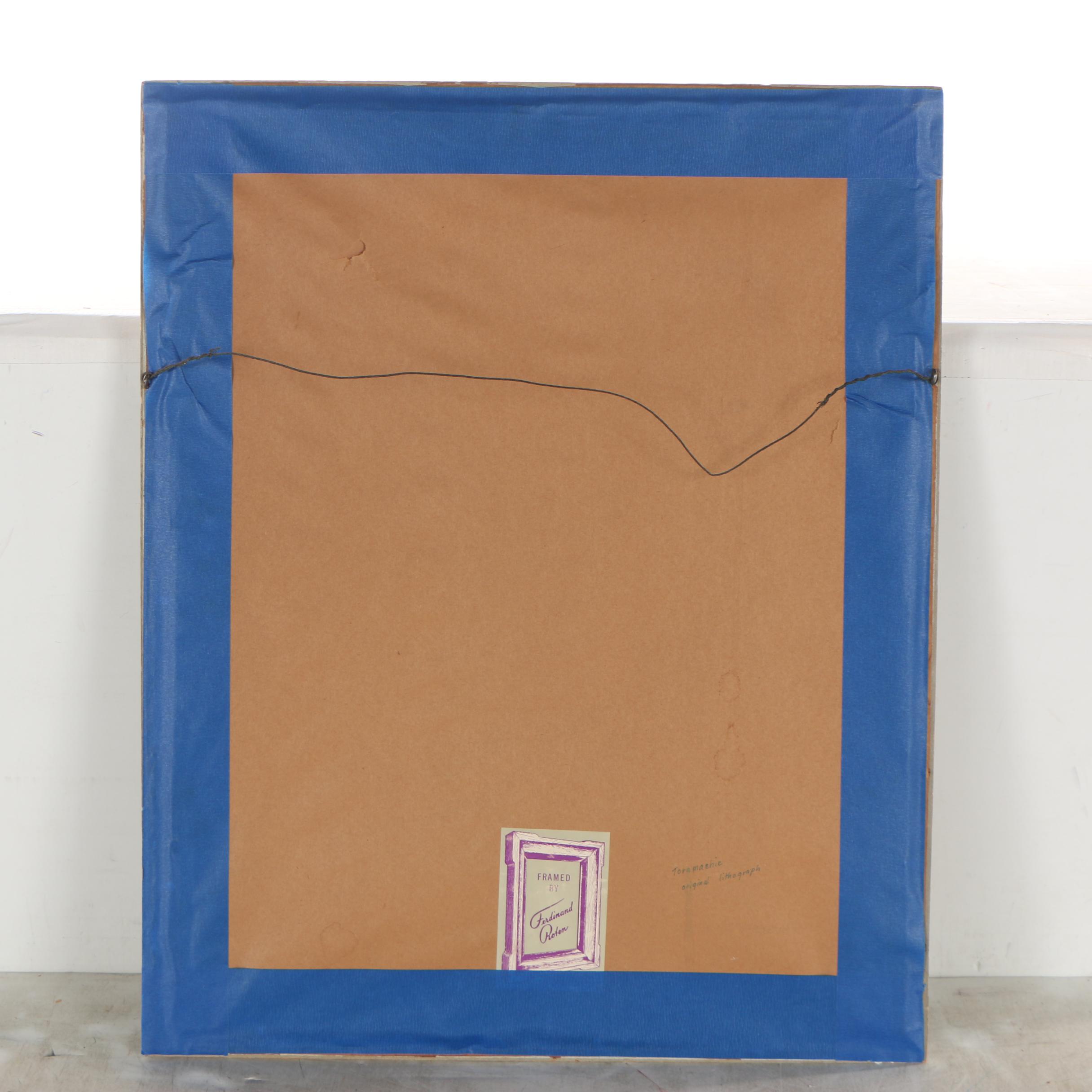 Pablo Picasso Lithograph "La Petite Corrida" for " XXe Siècle" Magazine