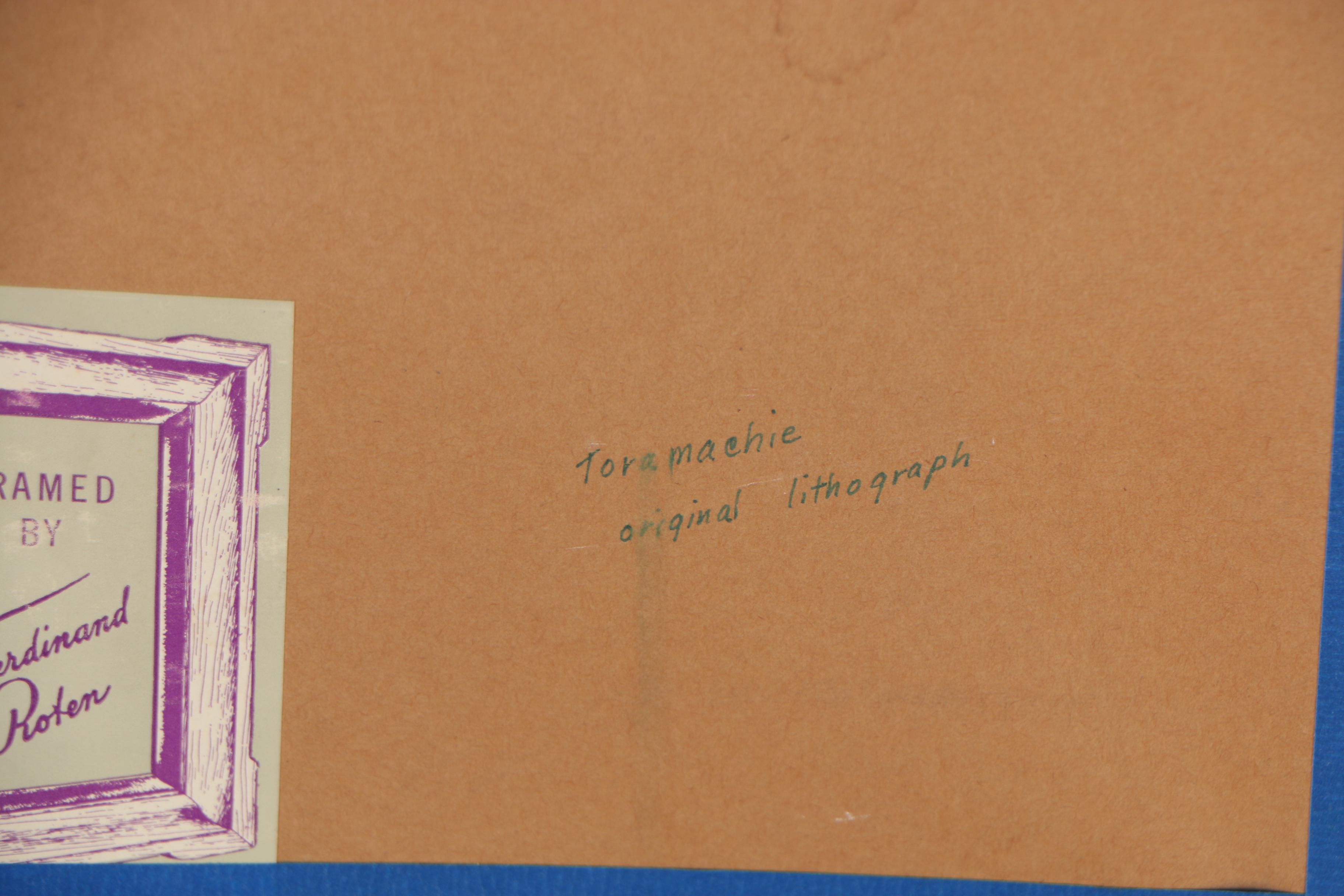 Pablo Picasso Lithograph "La Petite Corrida" for " XXe Siècle" Magazine